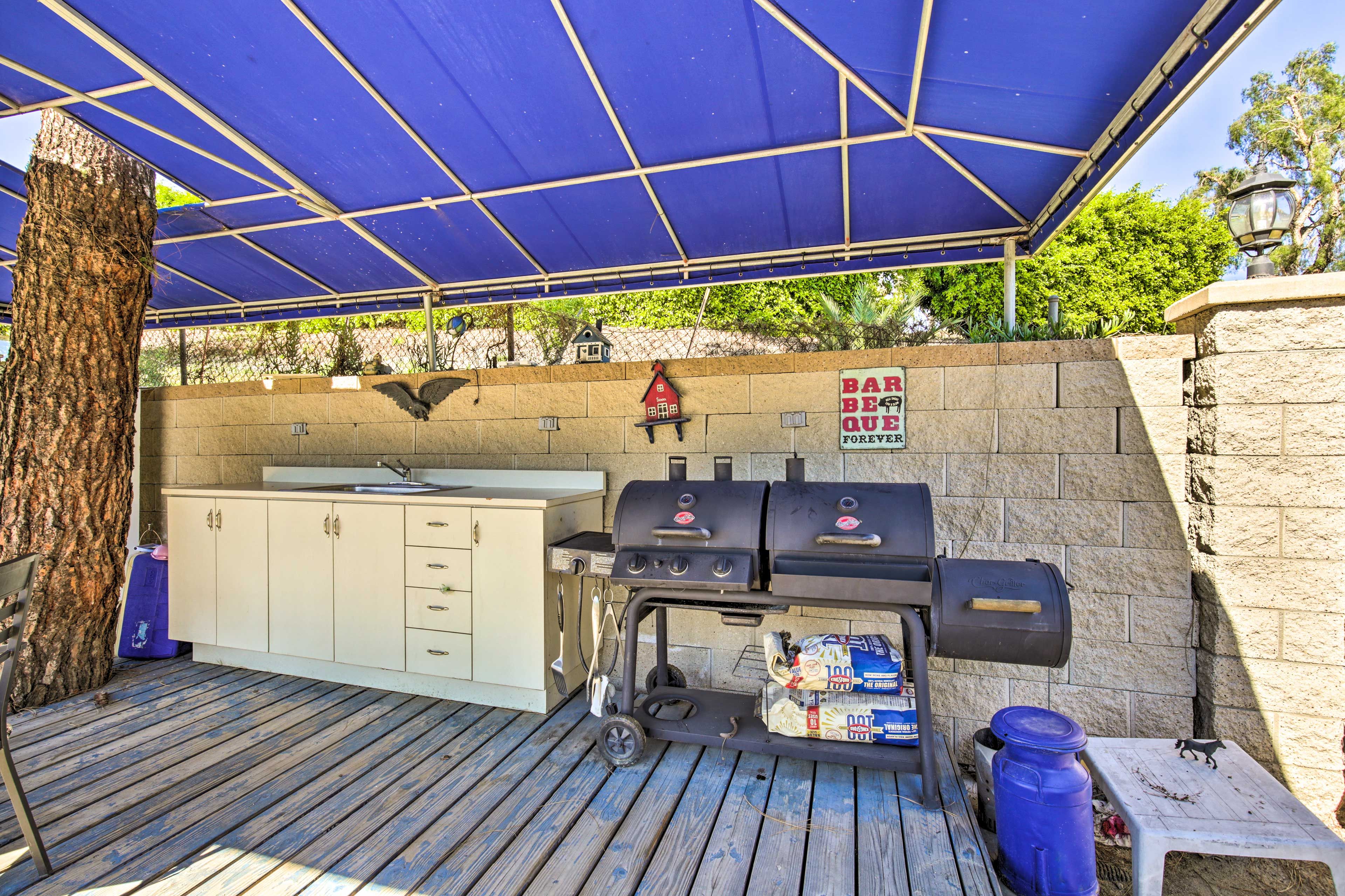 Shared Outdoor Kitchen