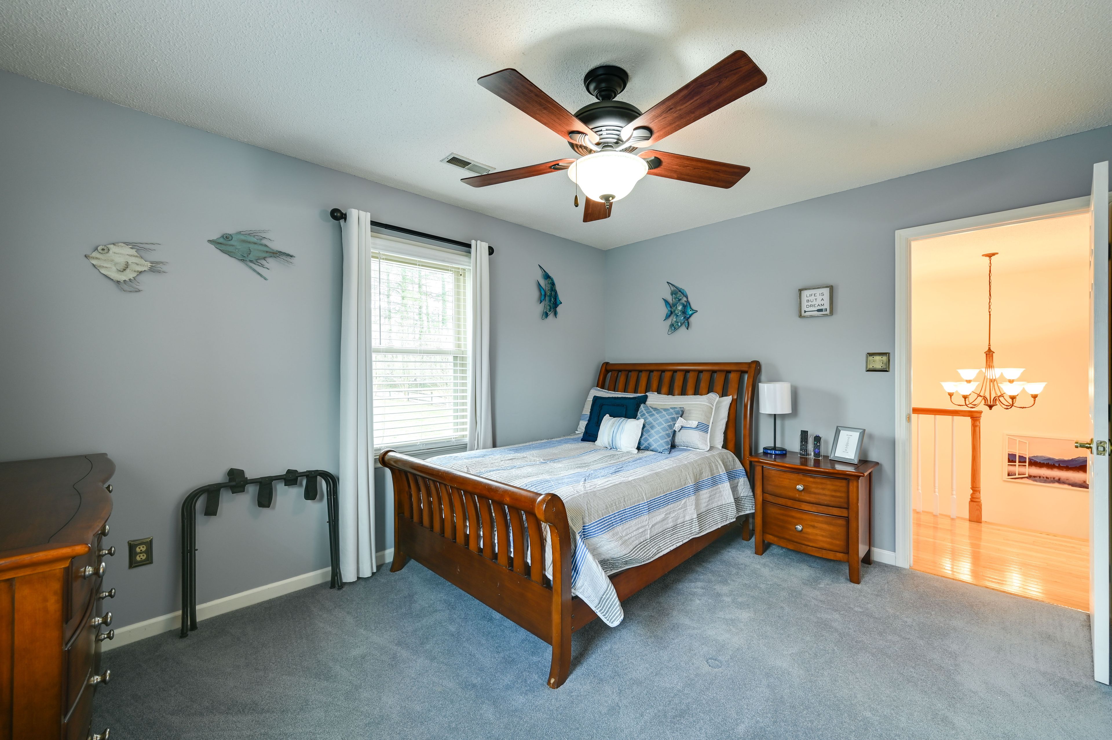 Bedroom 3 | Queen Bed | 2nd Floor | Smart TV w/ Cable