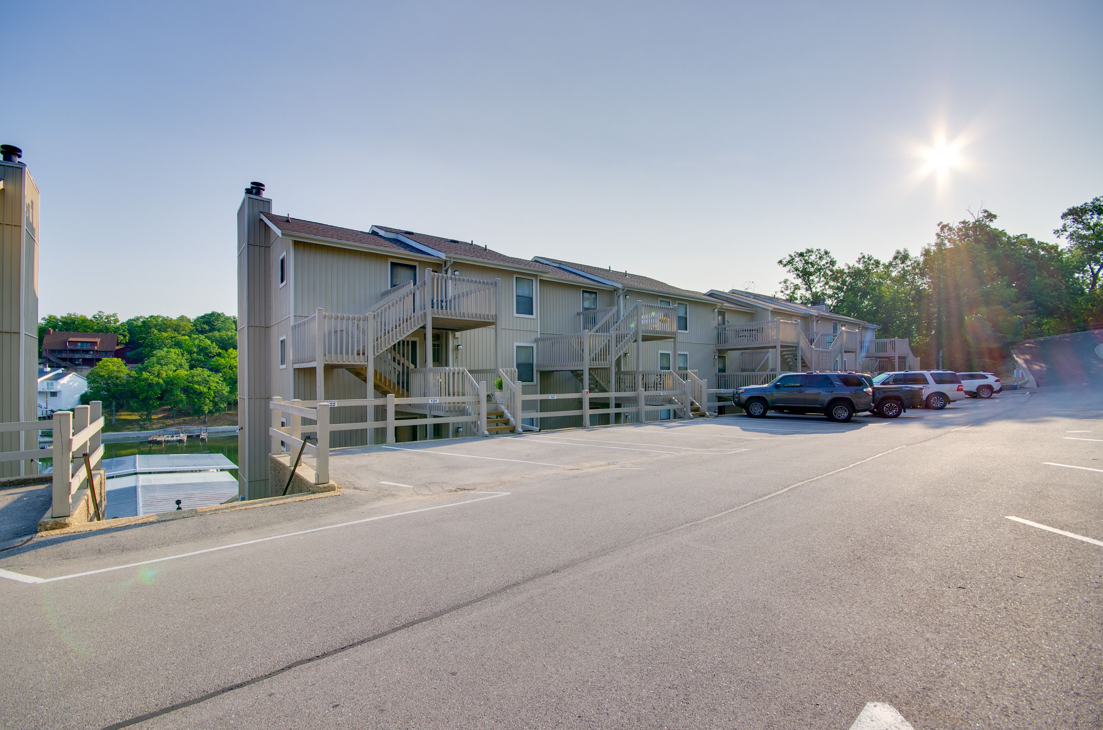 Condo Exterior | Designated Parking (1 Vehicle)
