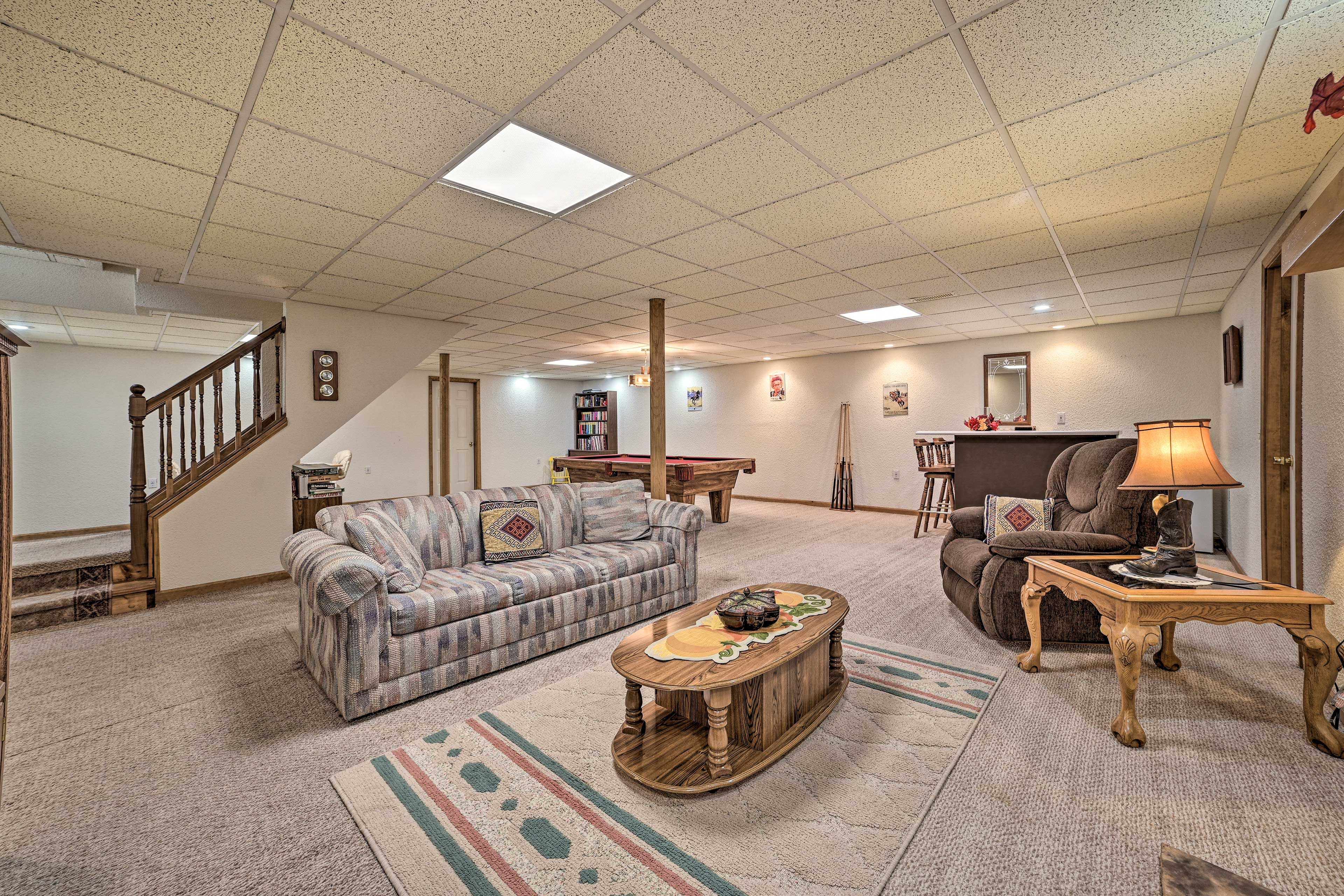 Finished Basement/Game Room | DVD Player