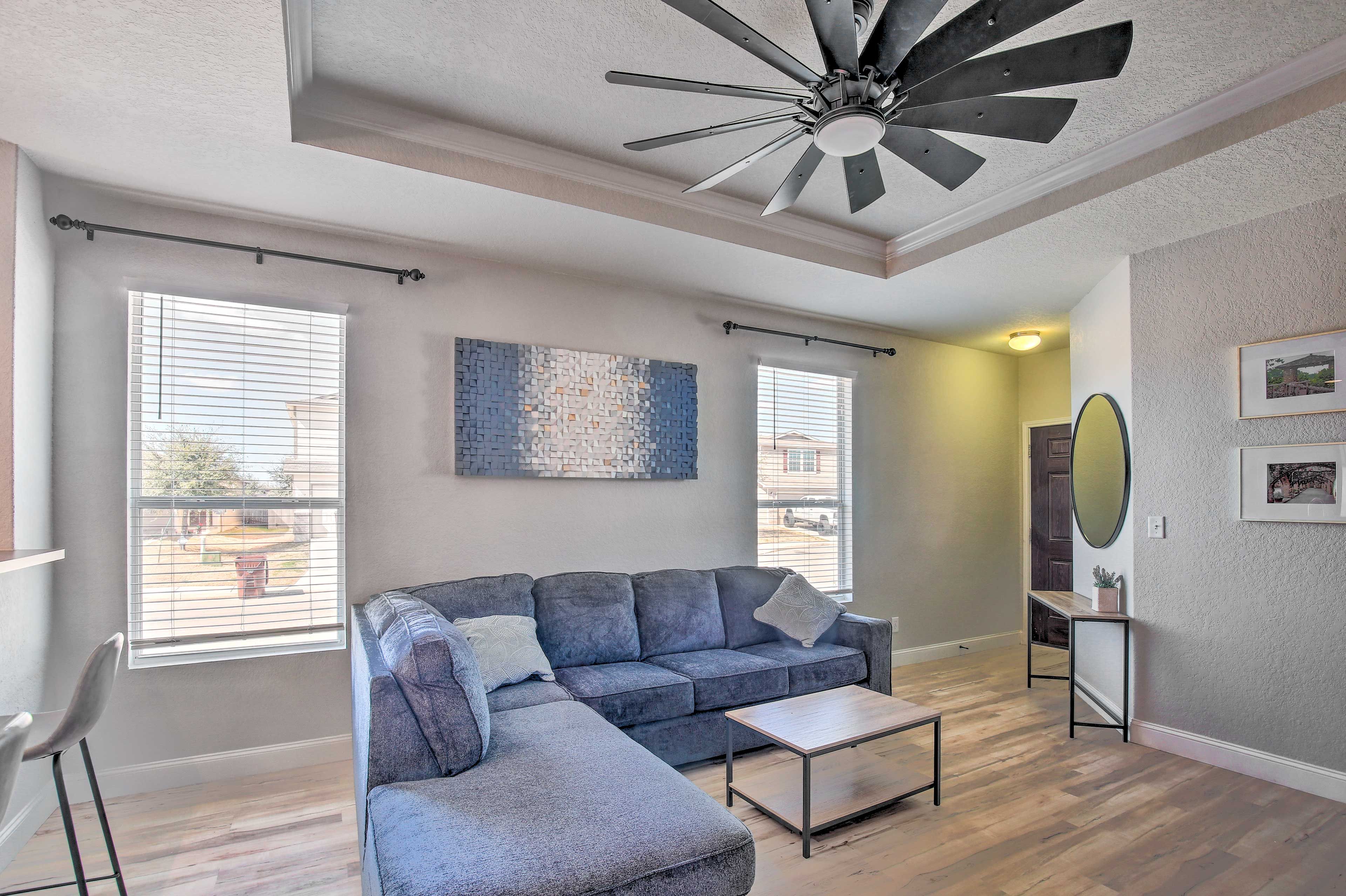 Living Room | Central Heat & A/C
