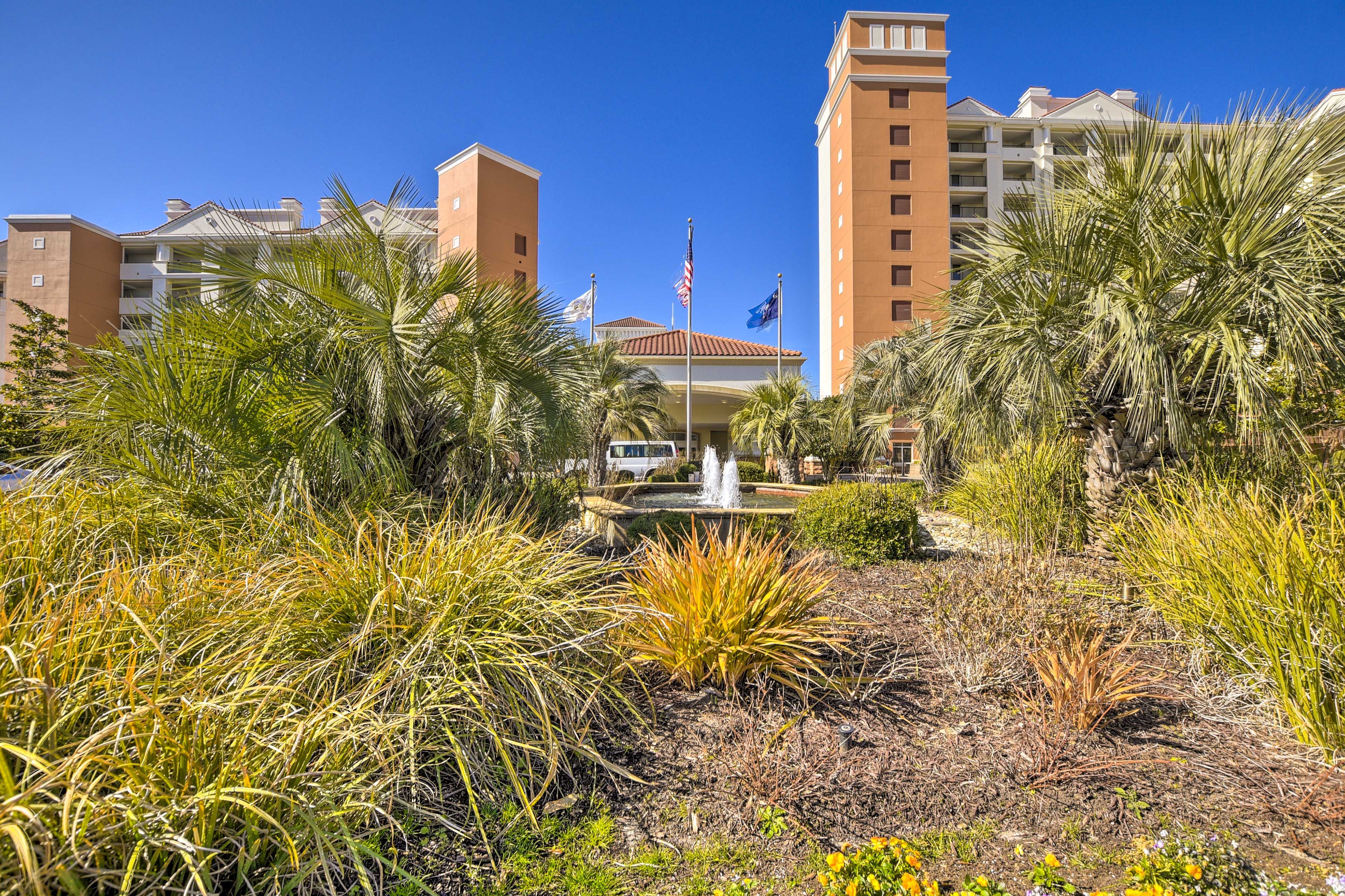 Resort Exterior | Parking | Community Lot (2 Vehicles)