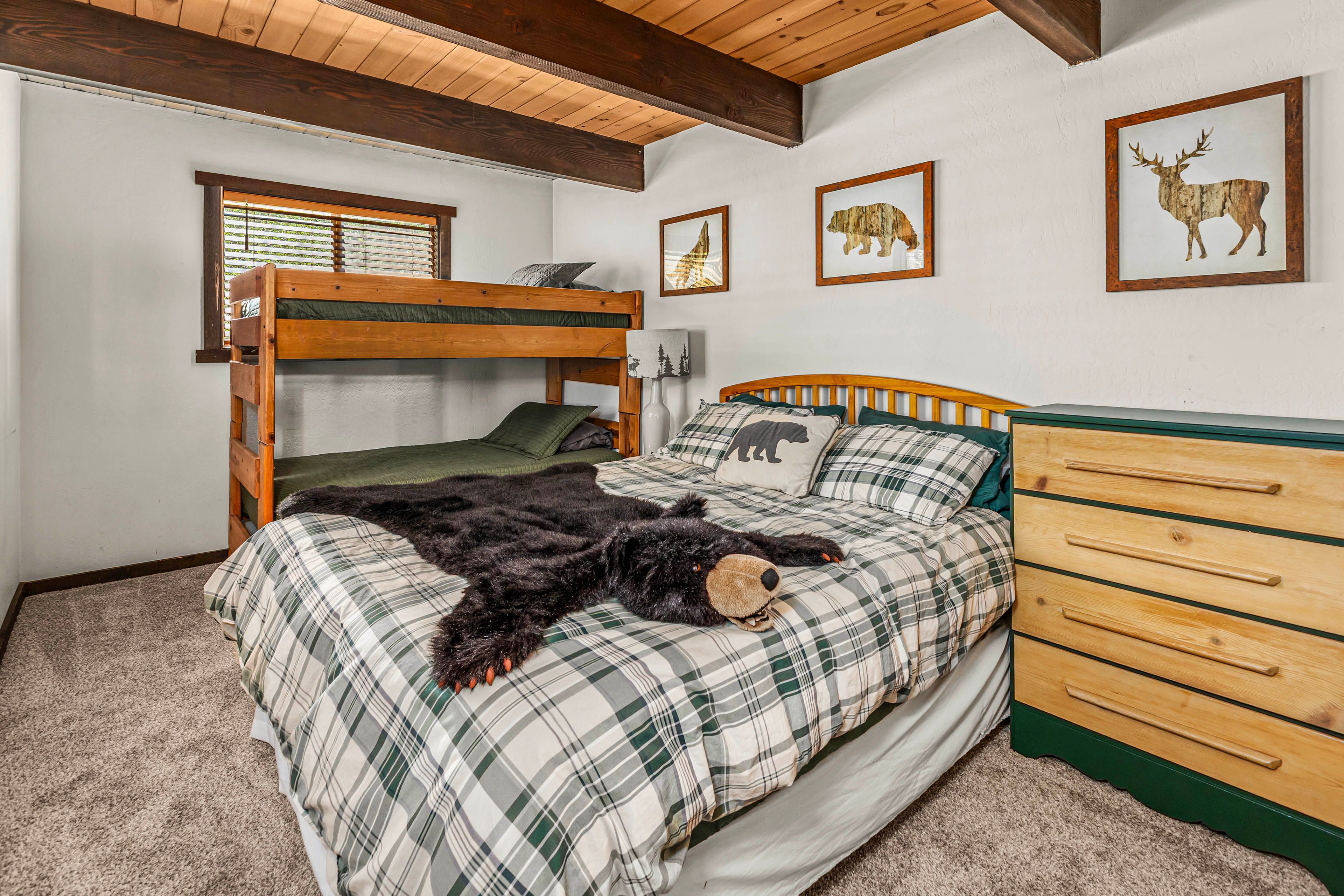 Bedroom 2 | Queen Bed | Twin Bunk Bed | Lower Level