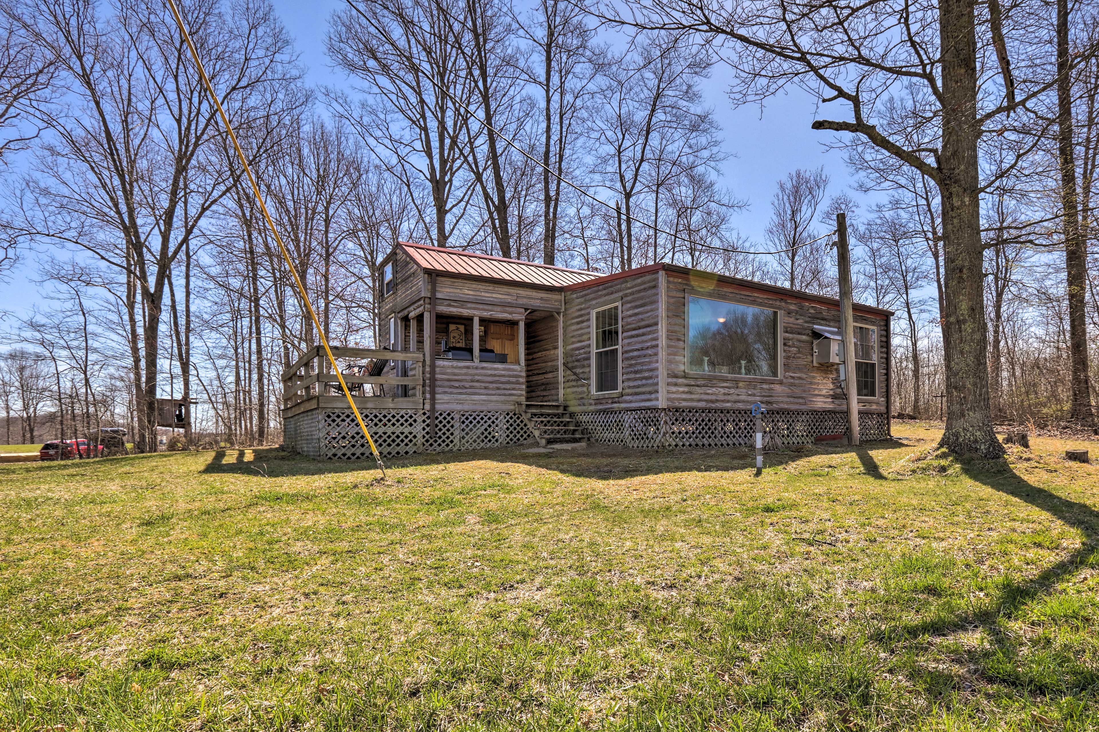 Cabin Exterior | Stairs Required