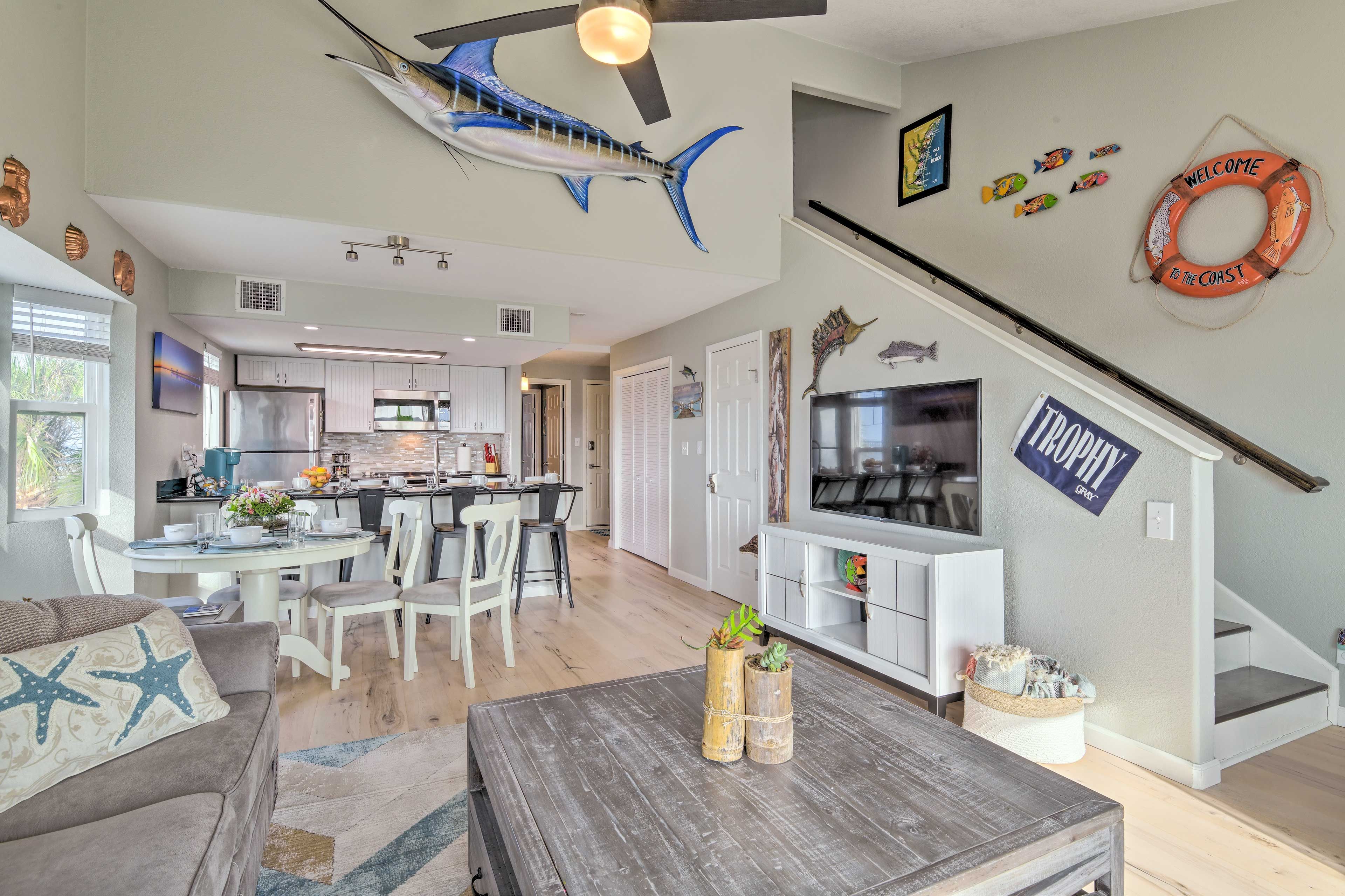 Living Area | Open-Concept Layout