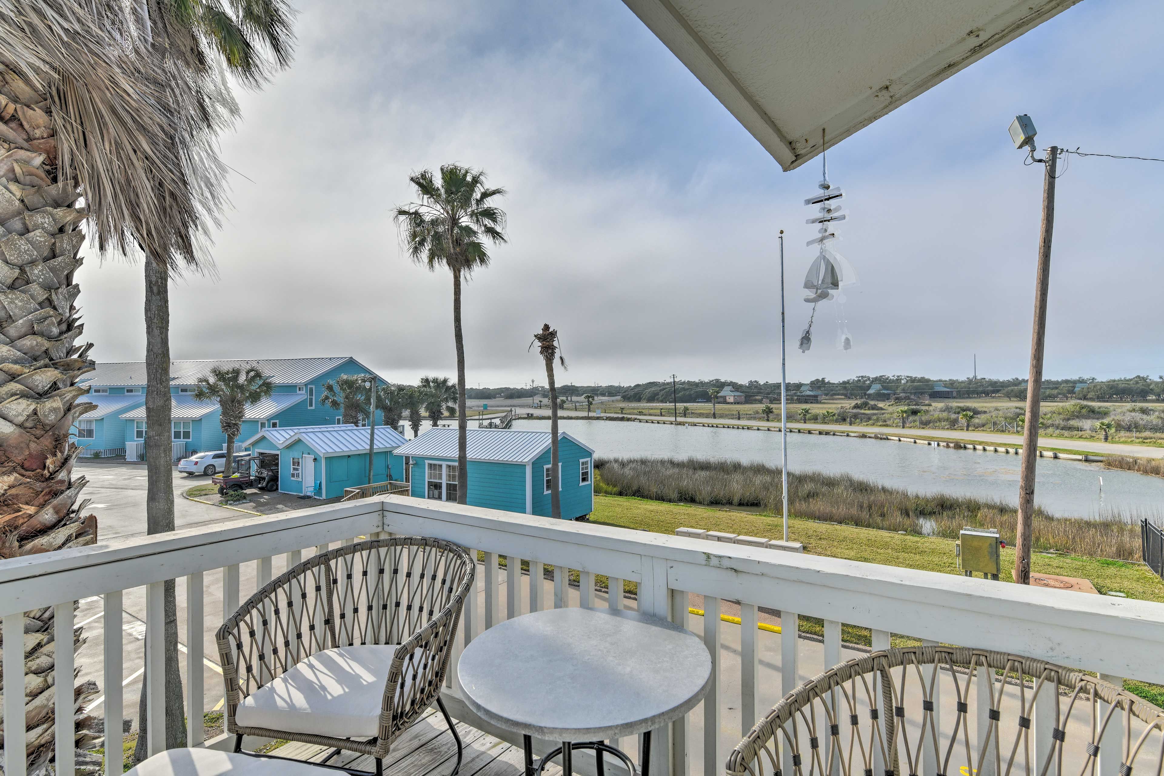 Private Balcony | Patio Furniture | Charcoal Grill