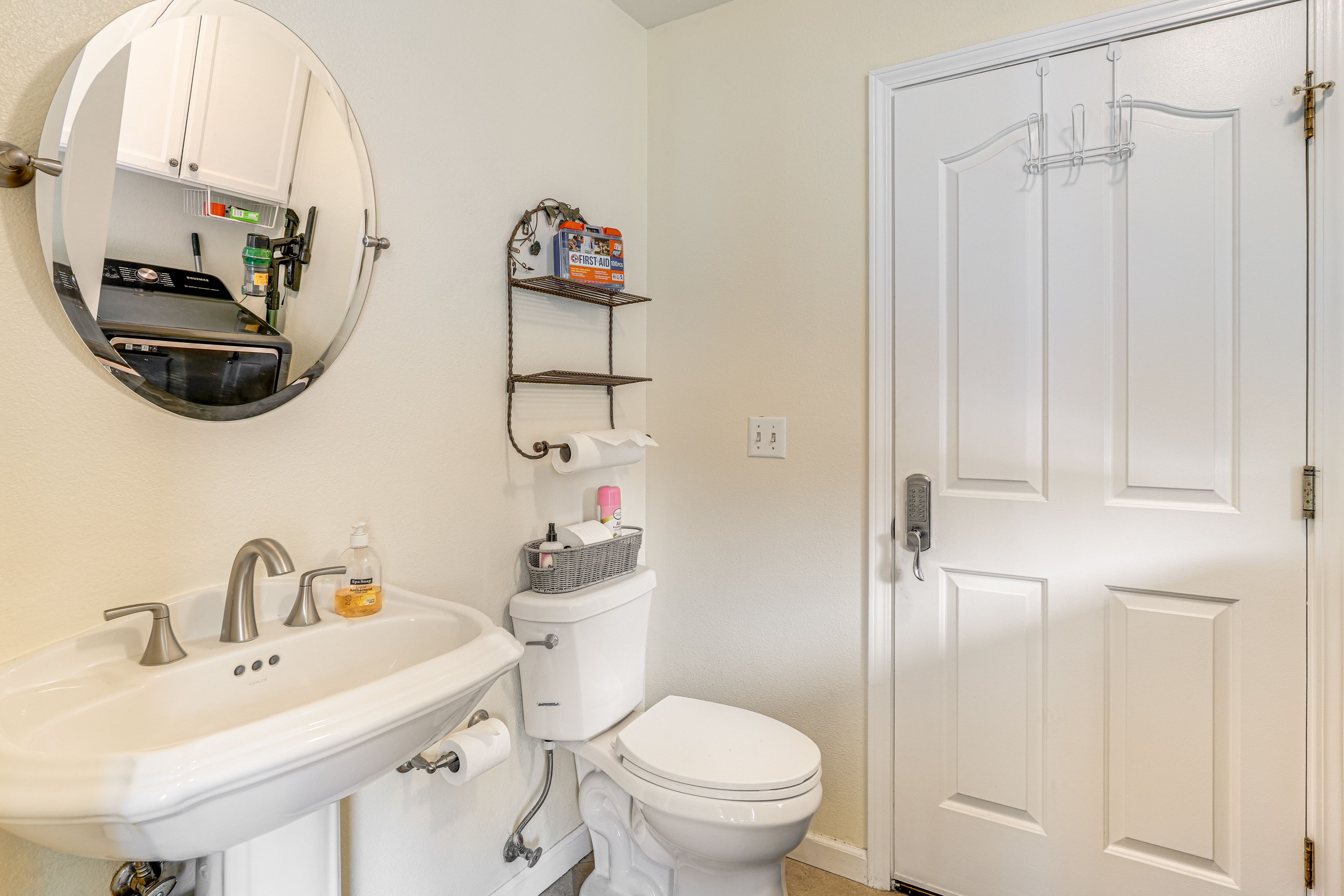 Half Bath | Washer & Dryer