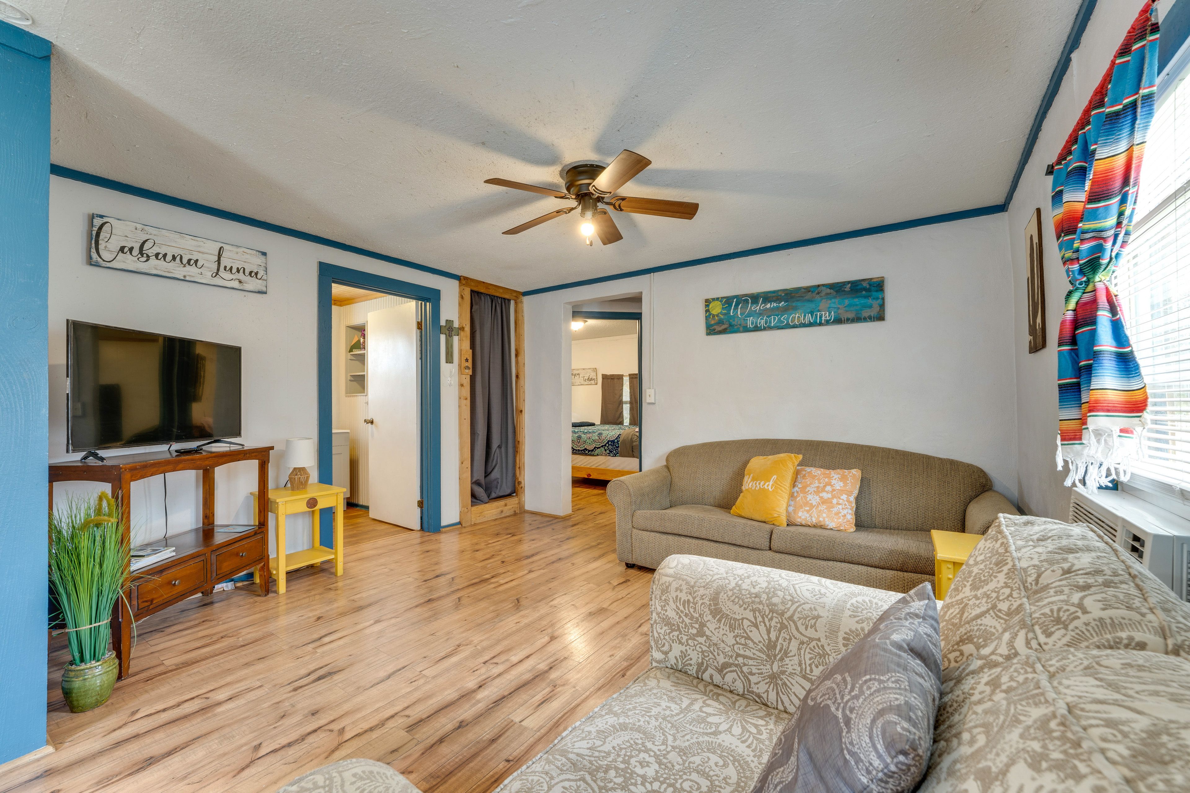 Living Room | Another Vacation Rental On-Site | Single-Story Interior