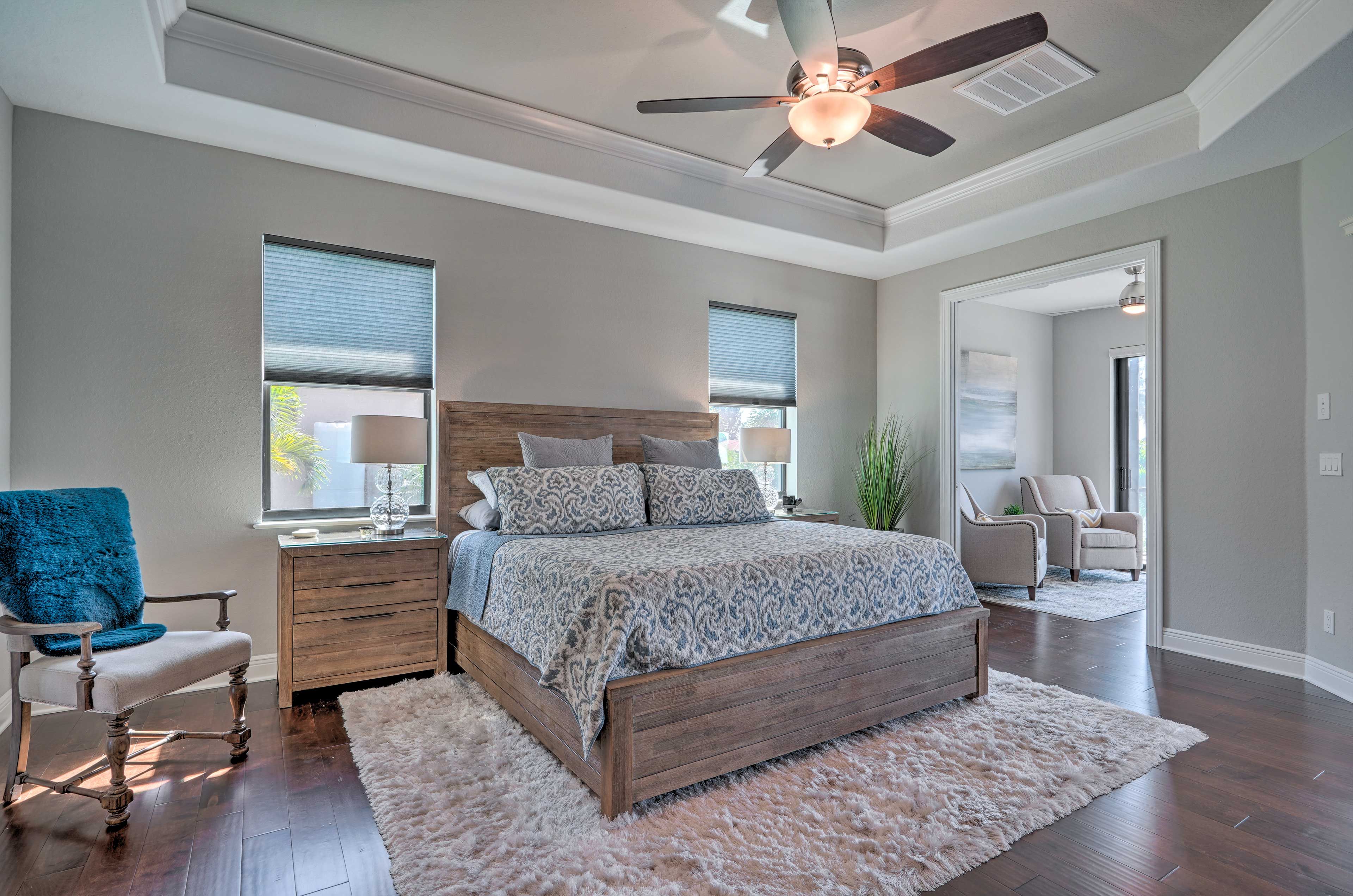 Bedroom 1 | King Bed | Linens Provided