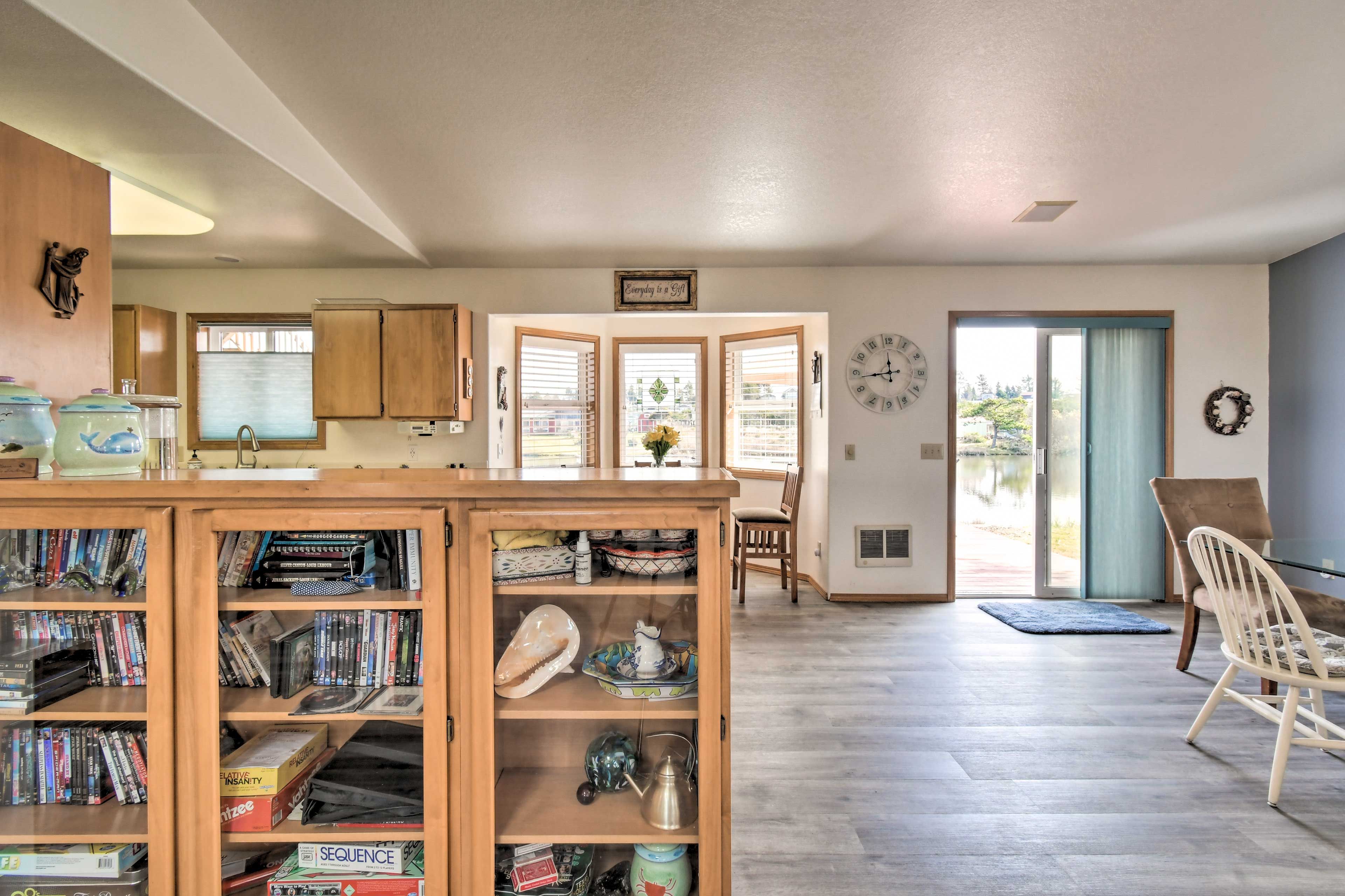 Living Room | Video Library | Books | Board Games