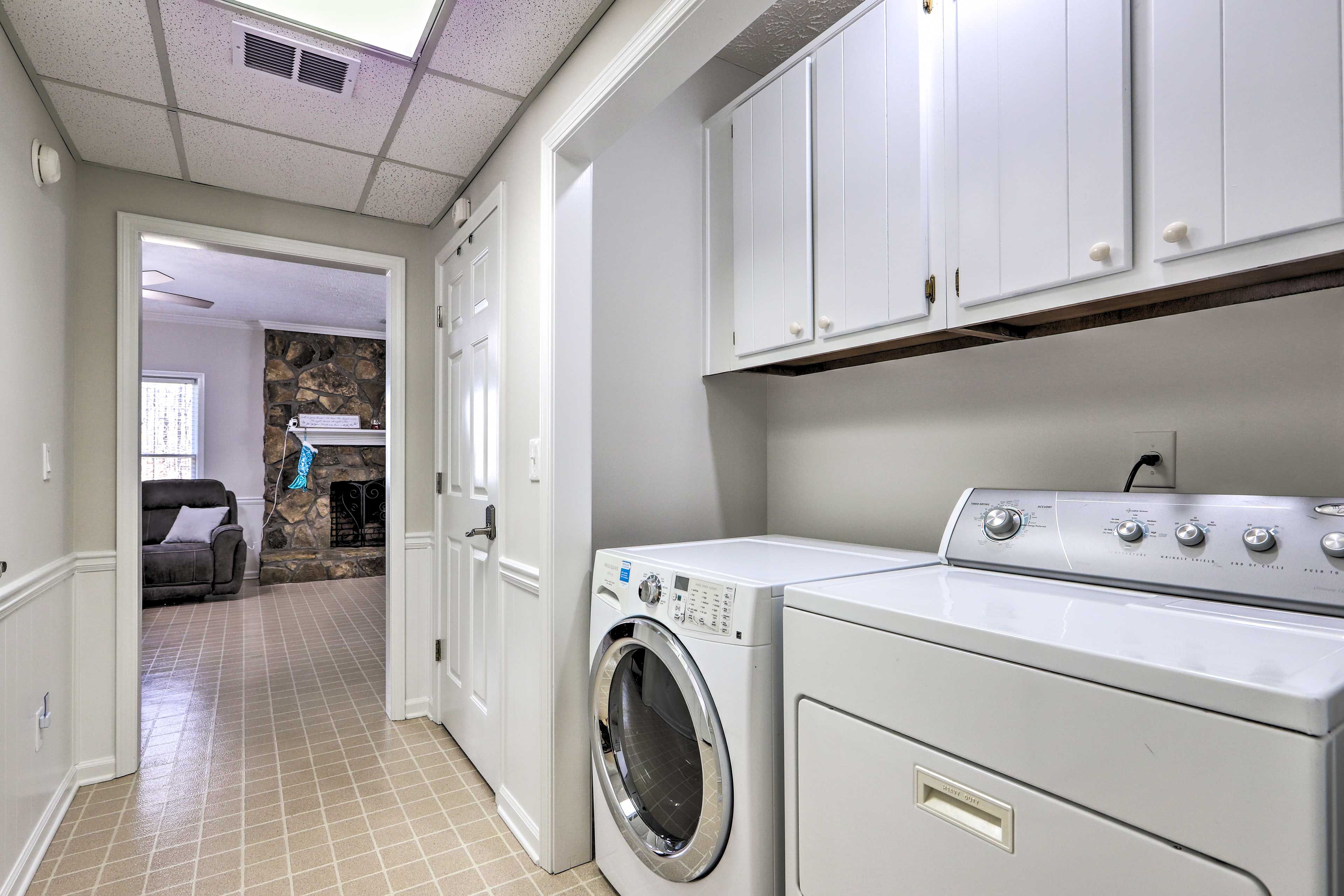 Laundry Room | 1st Floor | Iron/Board