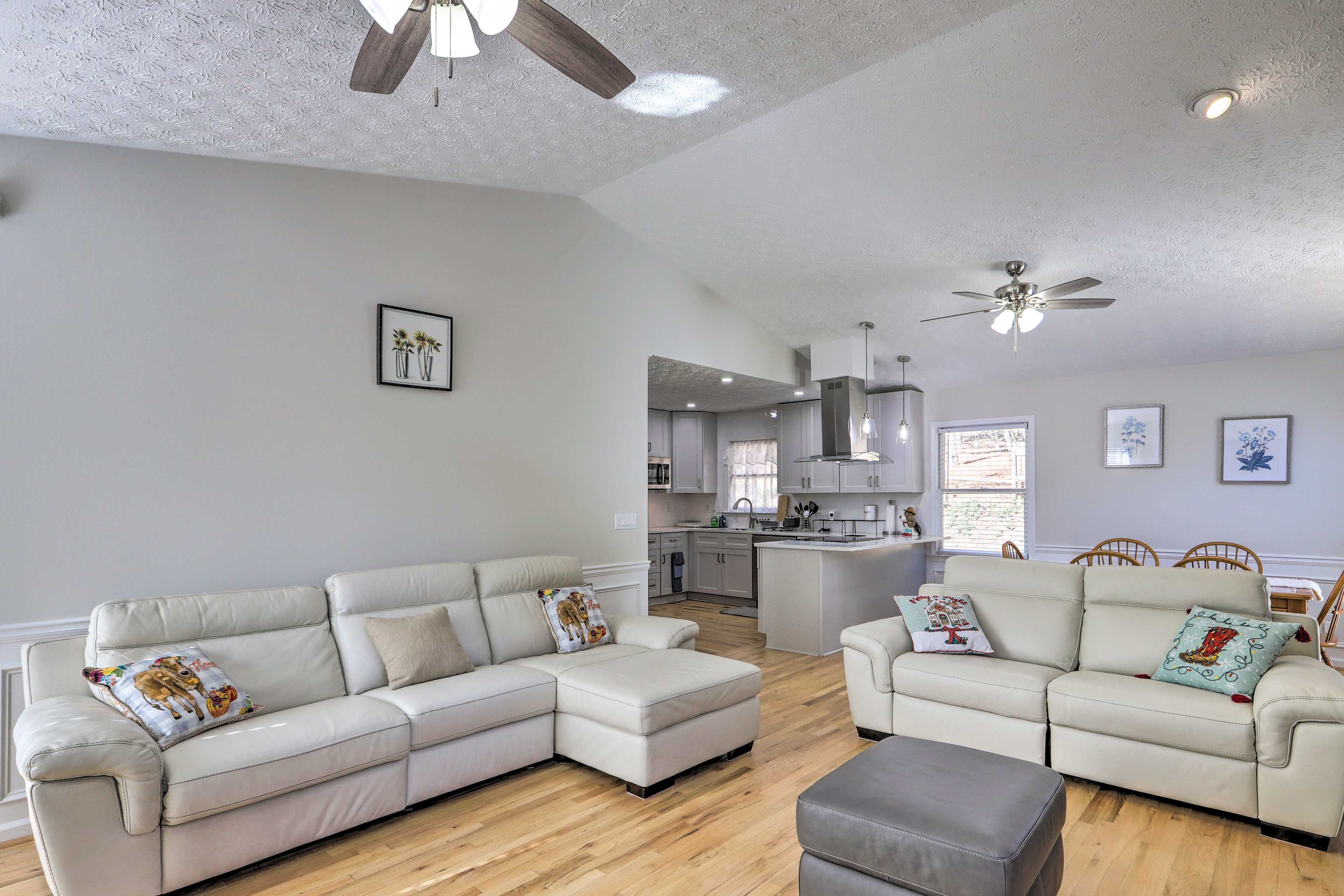 Living Room | Central Heating & A/C