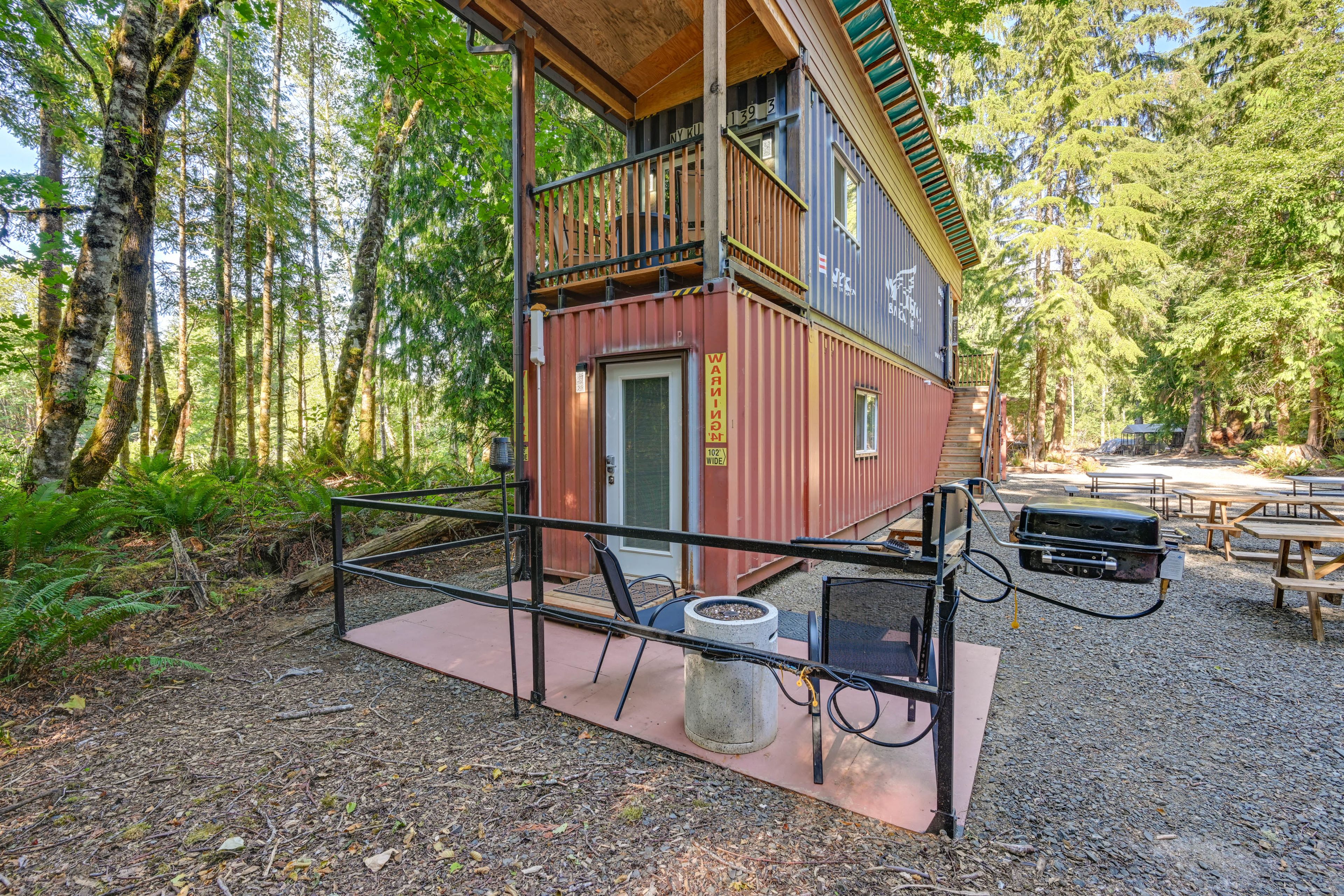 Carbonado Vacation Rental | Studio | 1BA | 250 Sq Ft | 1 Step for Access
