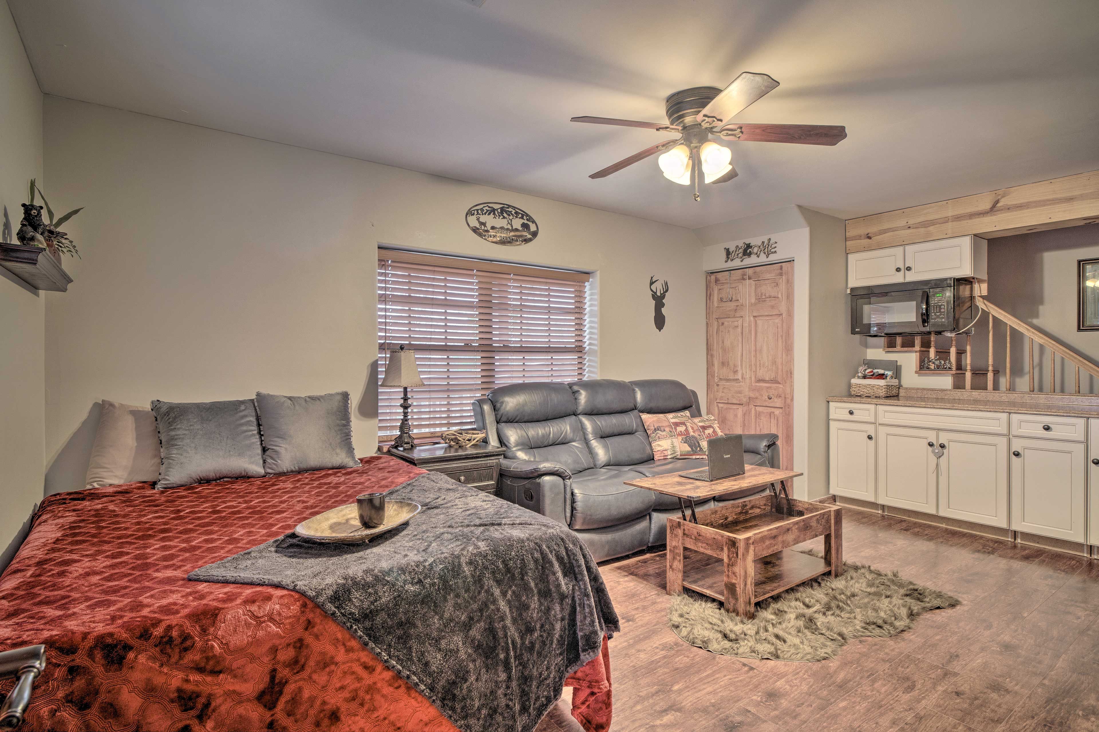 Bedroom 2 (Living Area) | Owner Lives in Upstairs Unit
