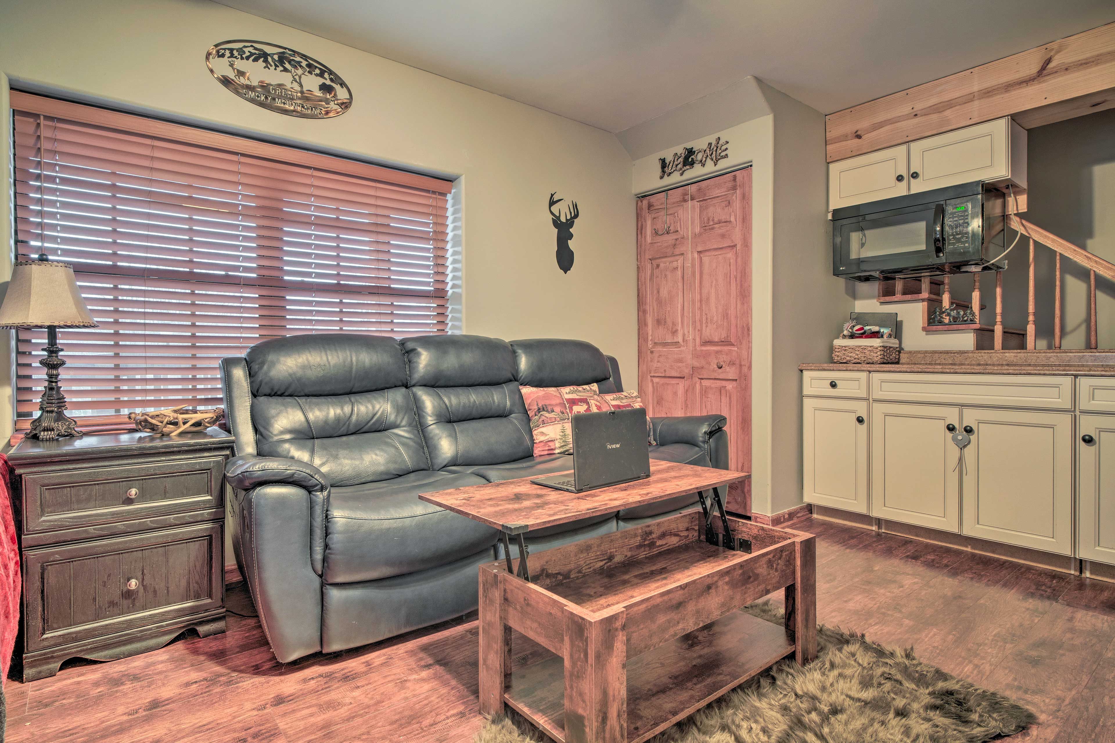 Bedroom 2 (Living Area) | Central Heating & A/C