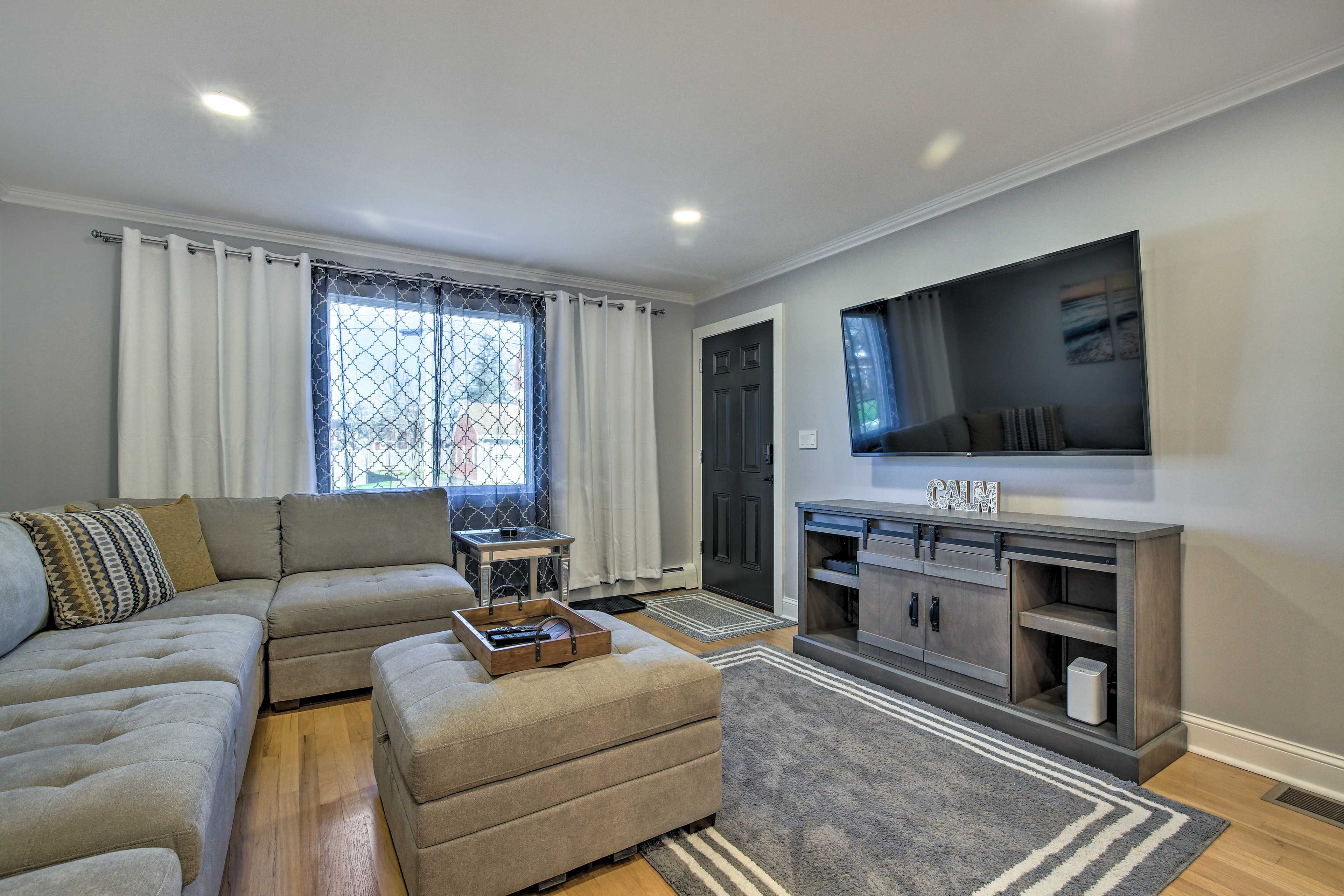 Living Room | 65" 4K LG TV | Smart Home Connectivity | Alexa