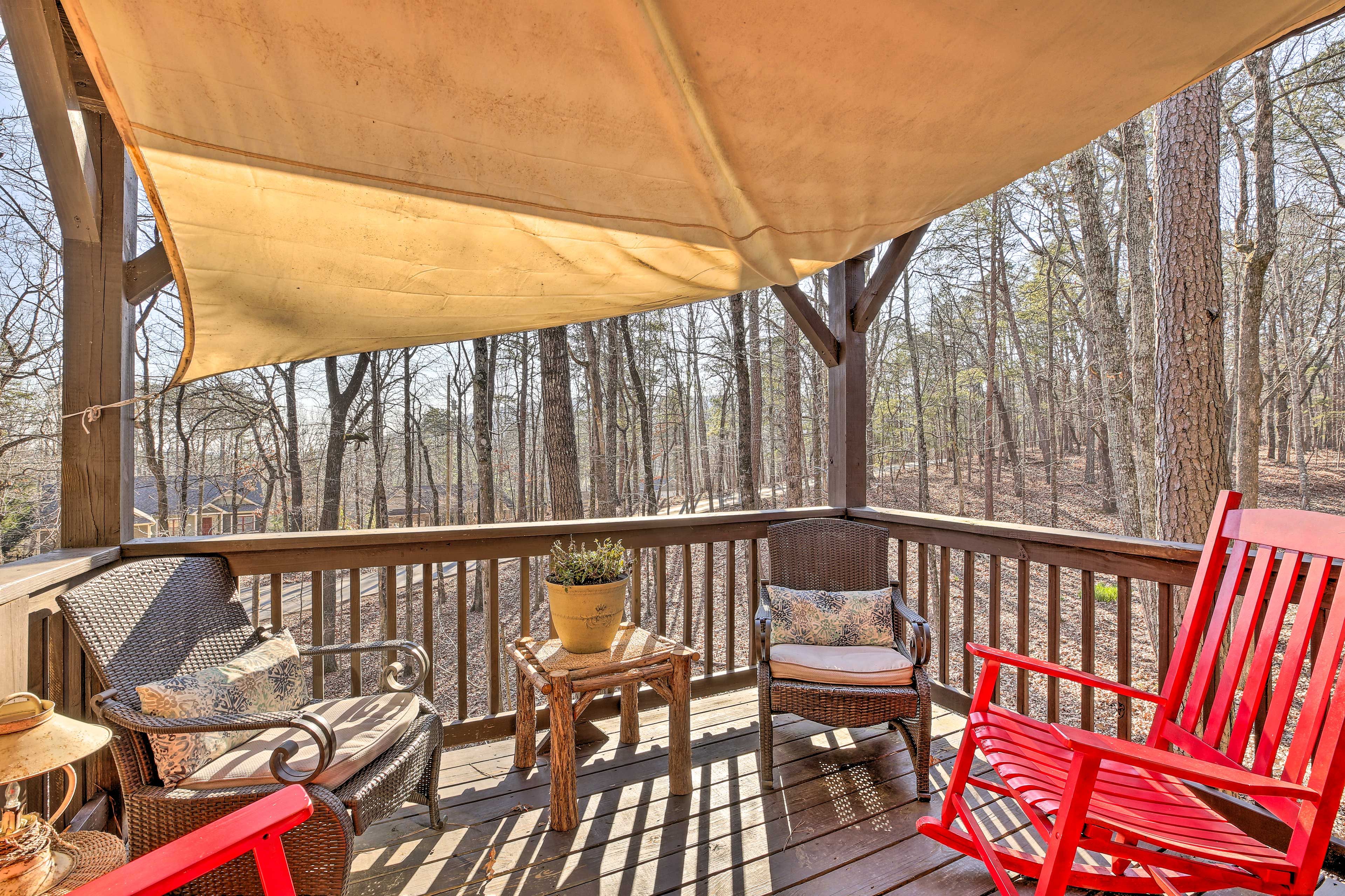 Balcony | 0.5 Miles to Community Lake