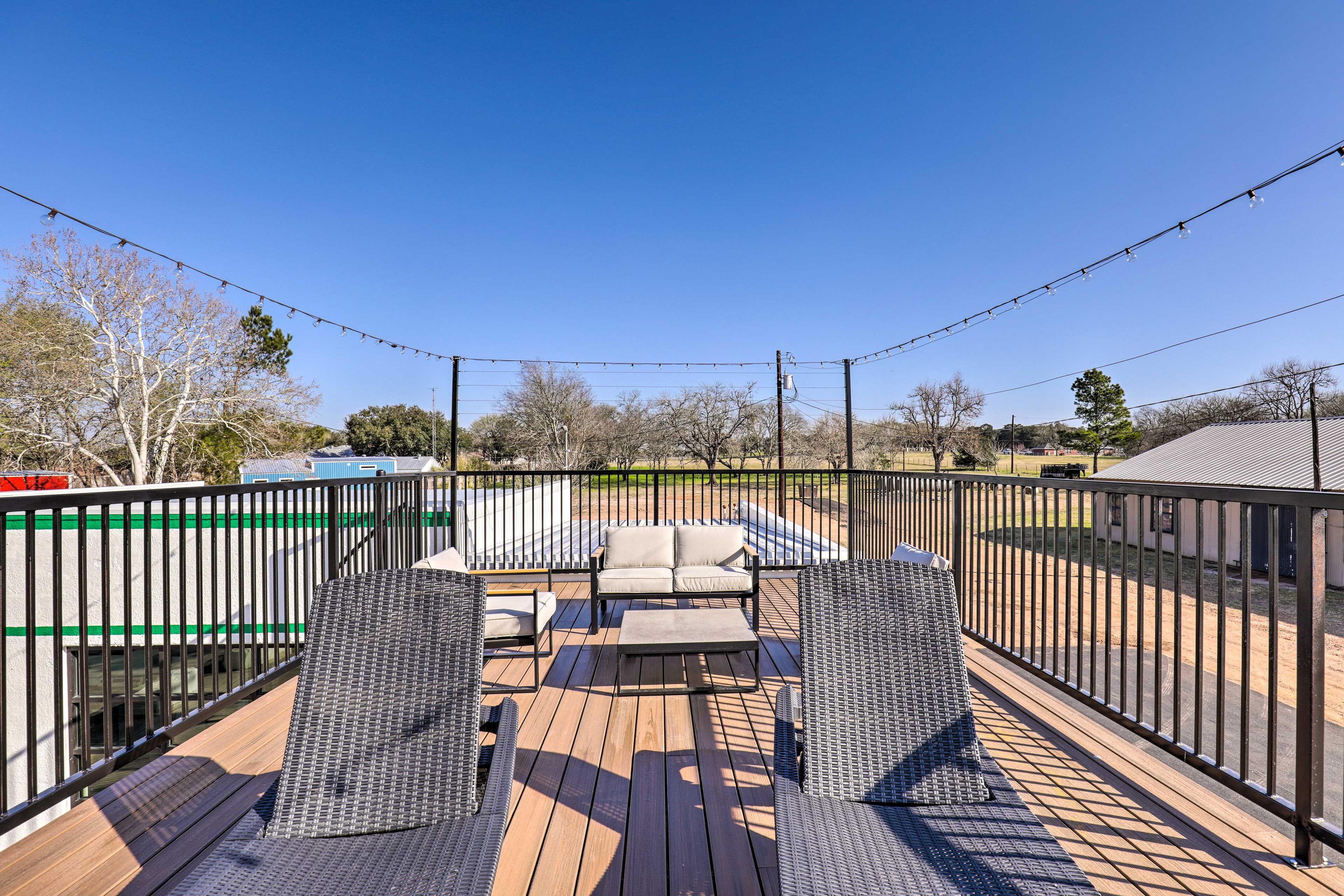 Rooftop Deck | Bistro Lights