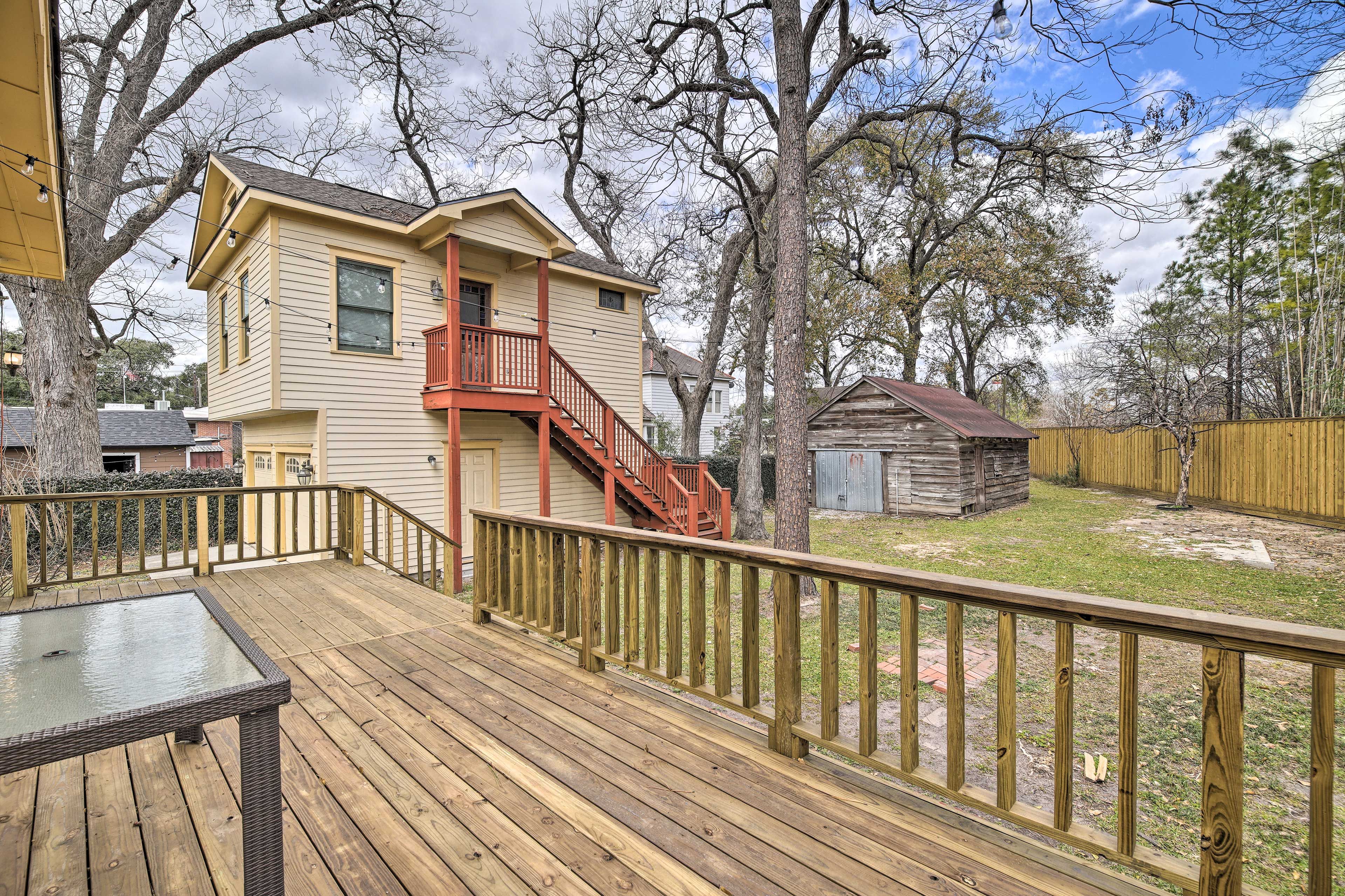 Deck | Newly Fenced Yard