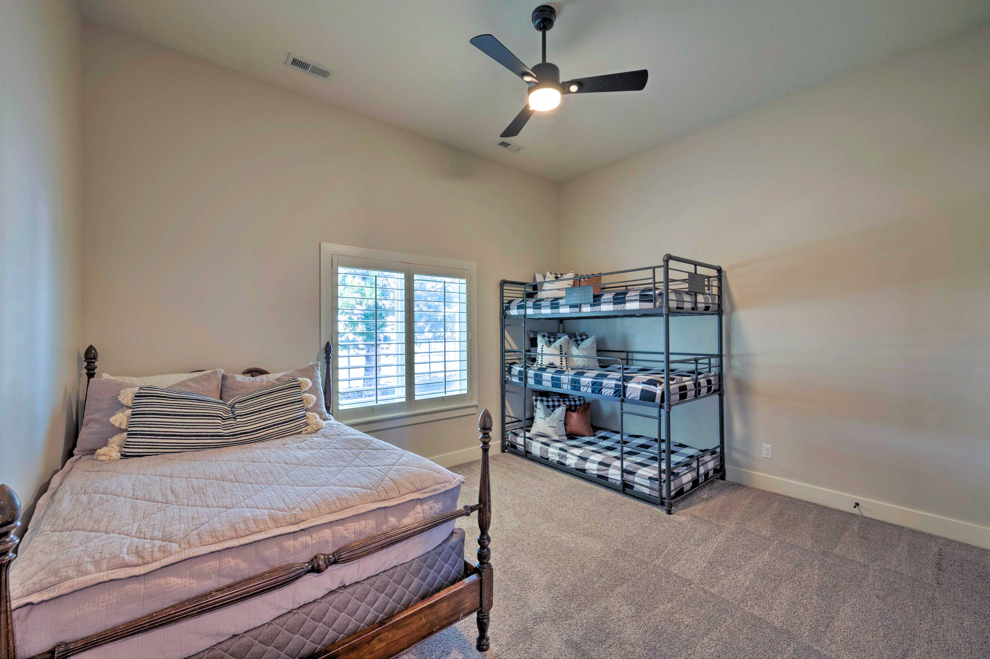 Bedroom 2 | Full Bed | Twin Triple Bunk Bed