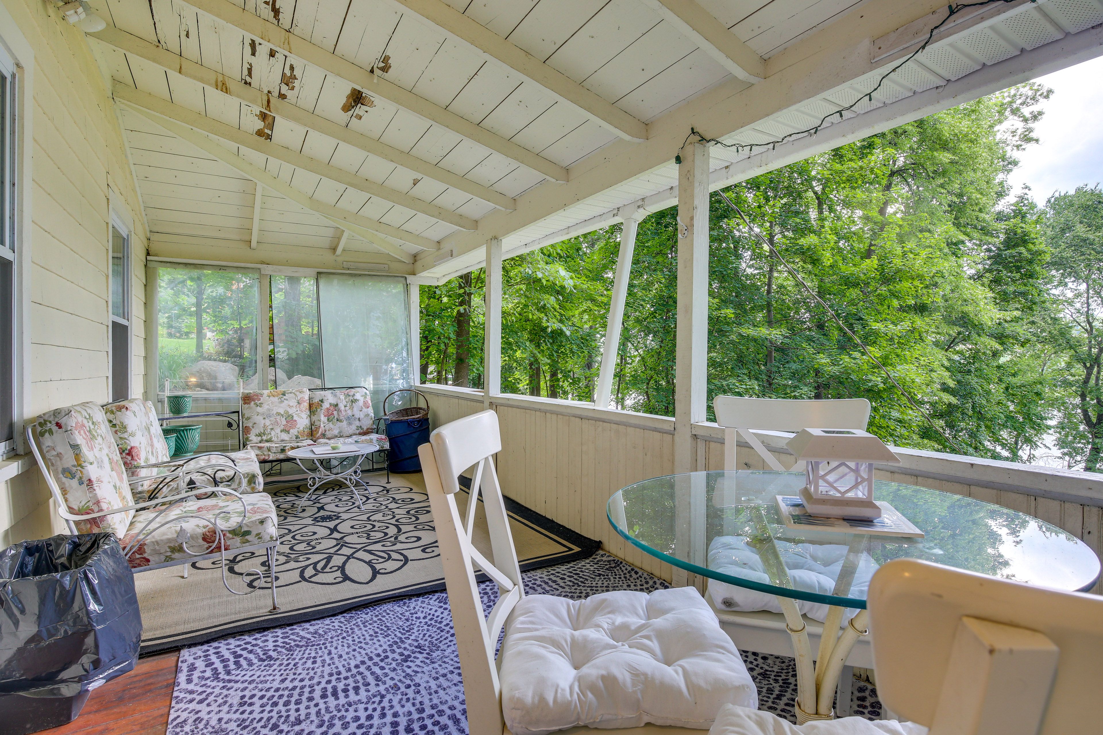 Porch | Outdoor Dining Area | Lake Views