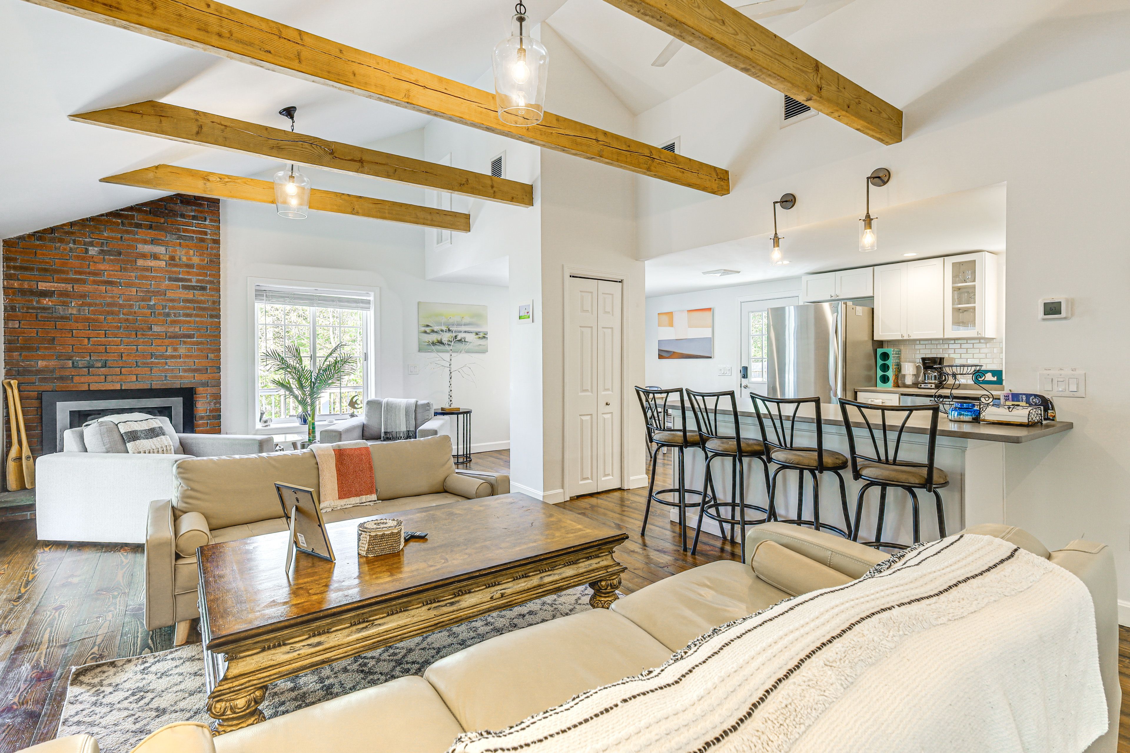 Mashpee Vacation Rental | 3BR | 2BA | 1,500 Sq Ft | Stairs Required
