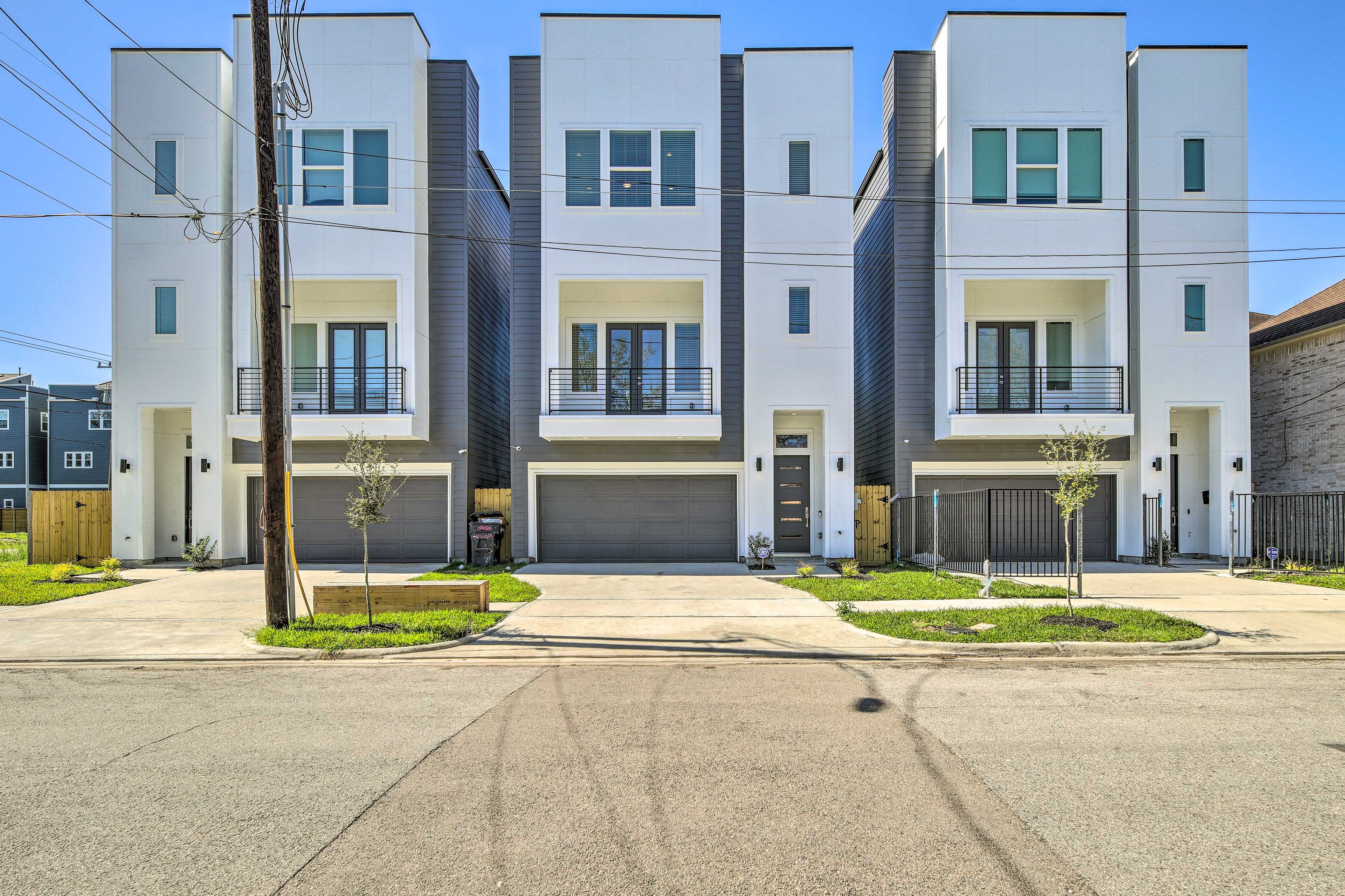 Townhome Exterior | 3-Story Townhome