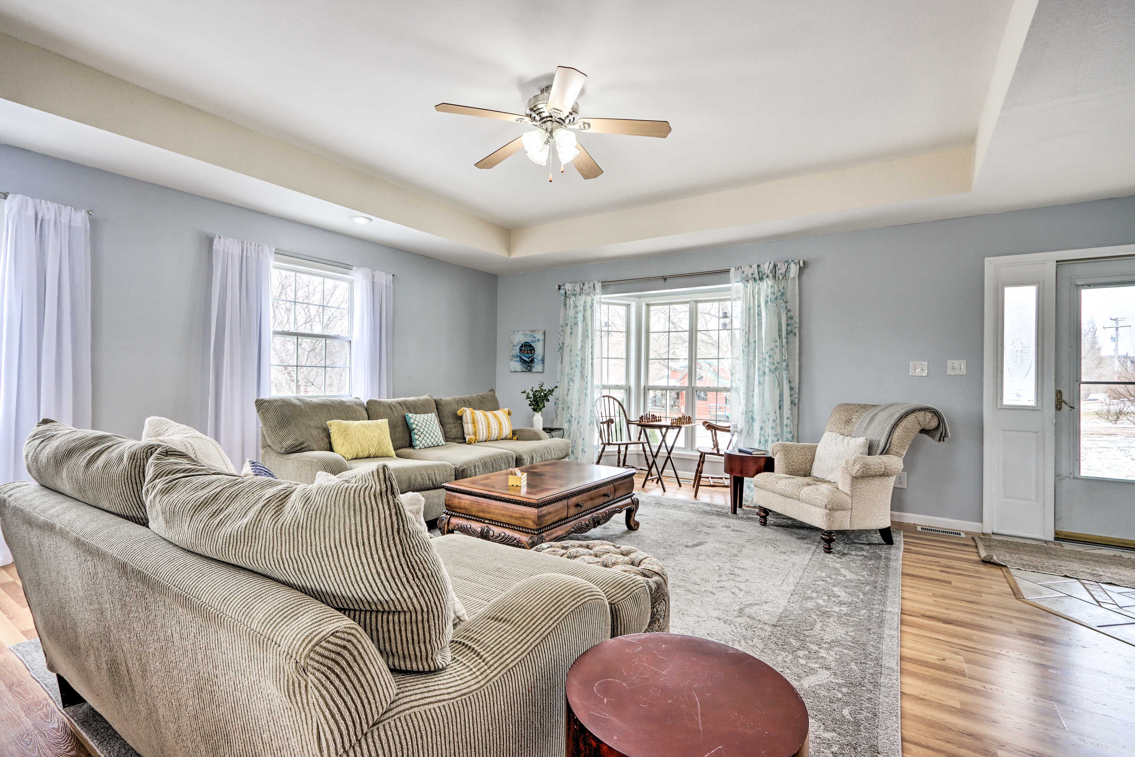 Living Room | Main Level | Free WiFi | Central Heating & A/C