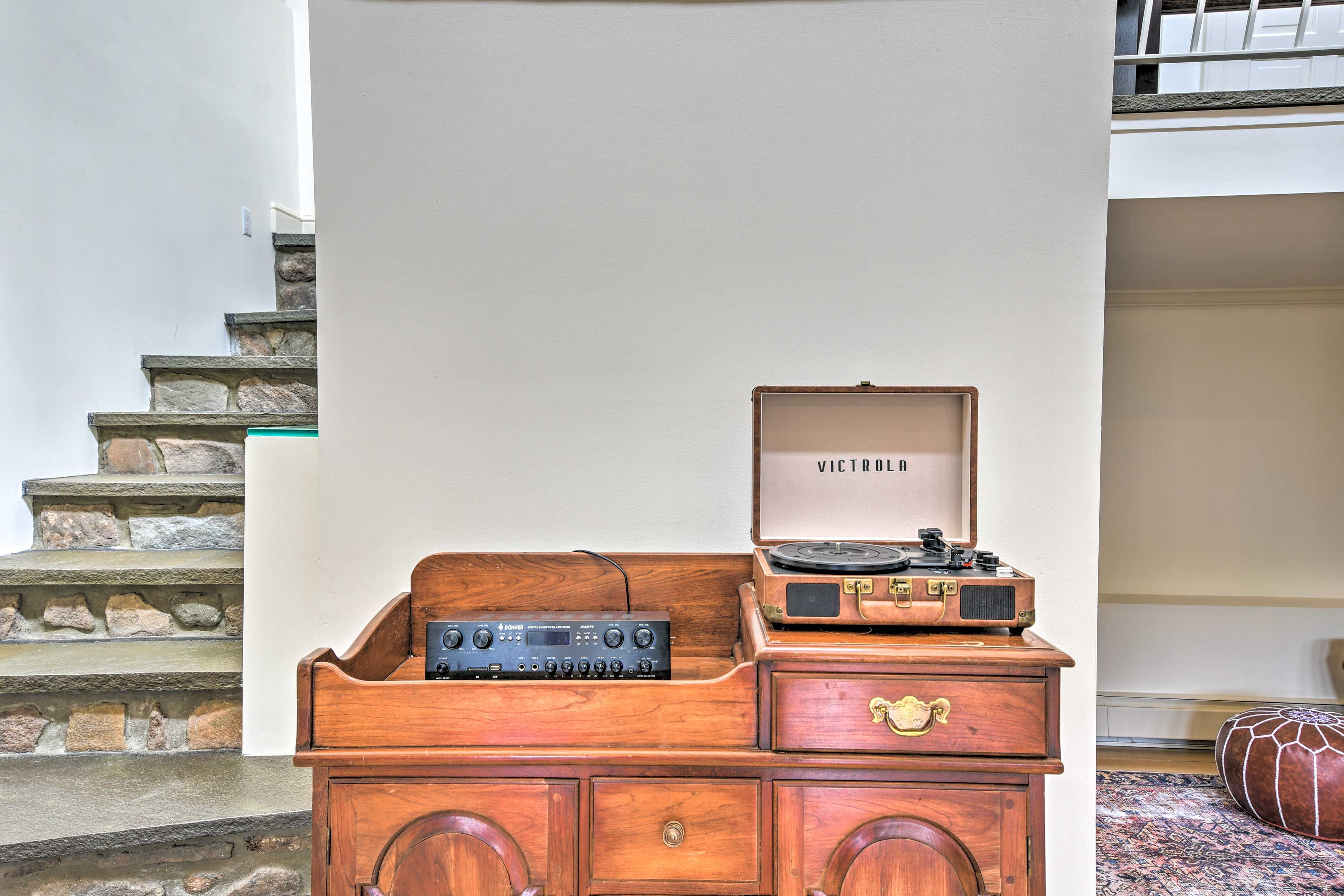 Living Room | Board Games & Record Player