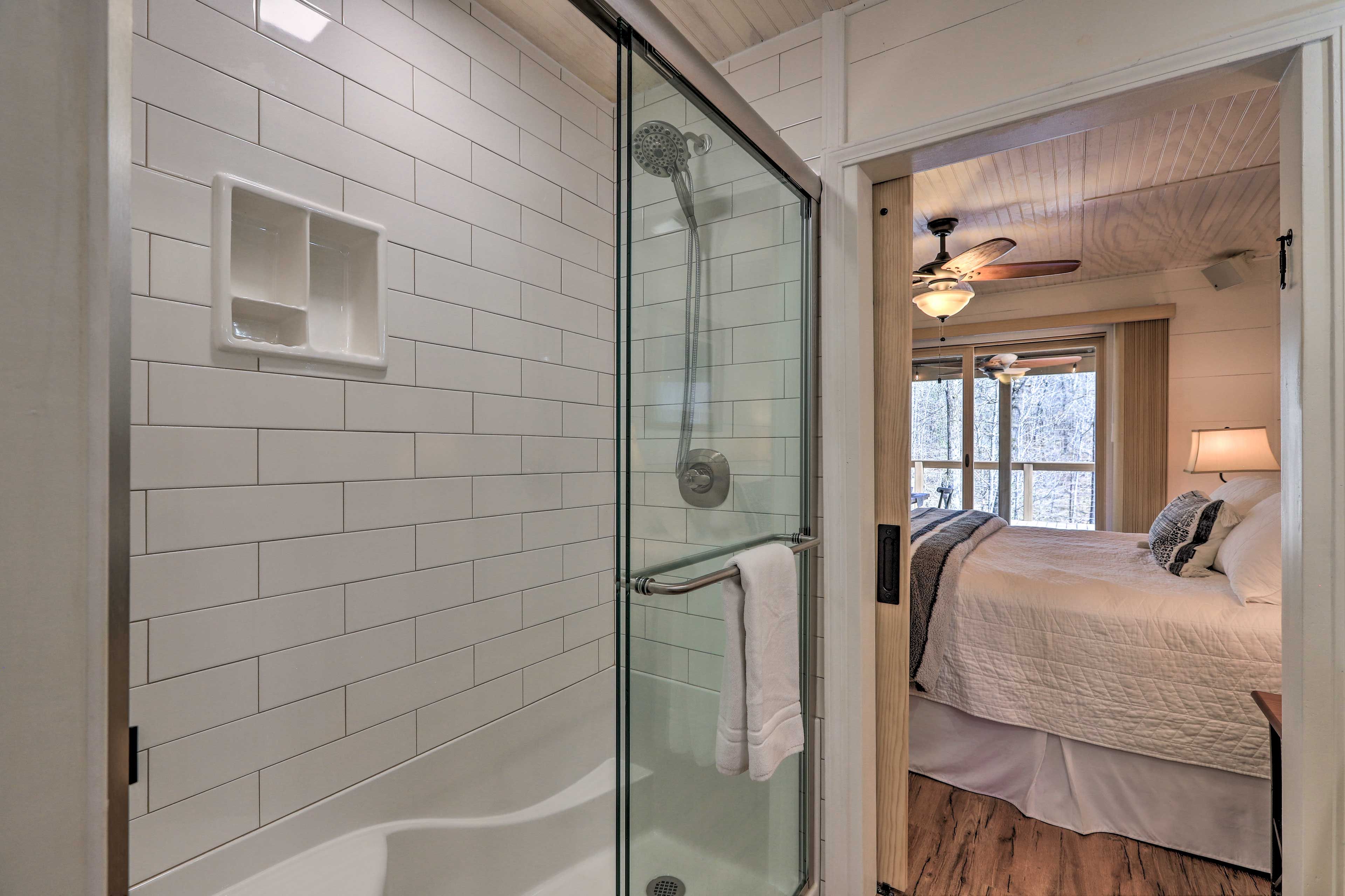 Jack and Jill Bathroom | Hair Dryer