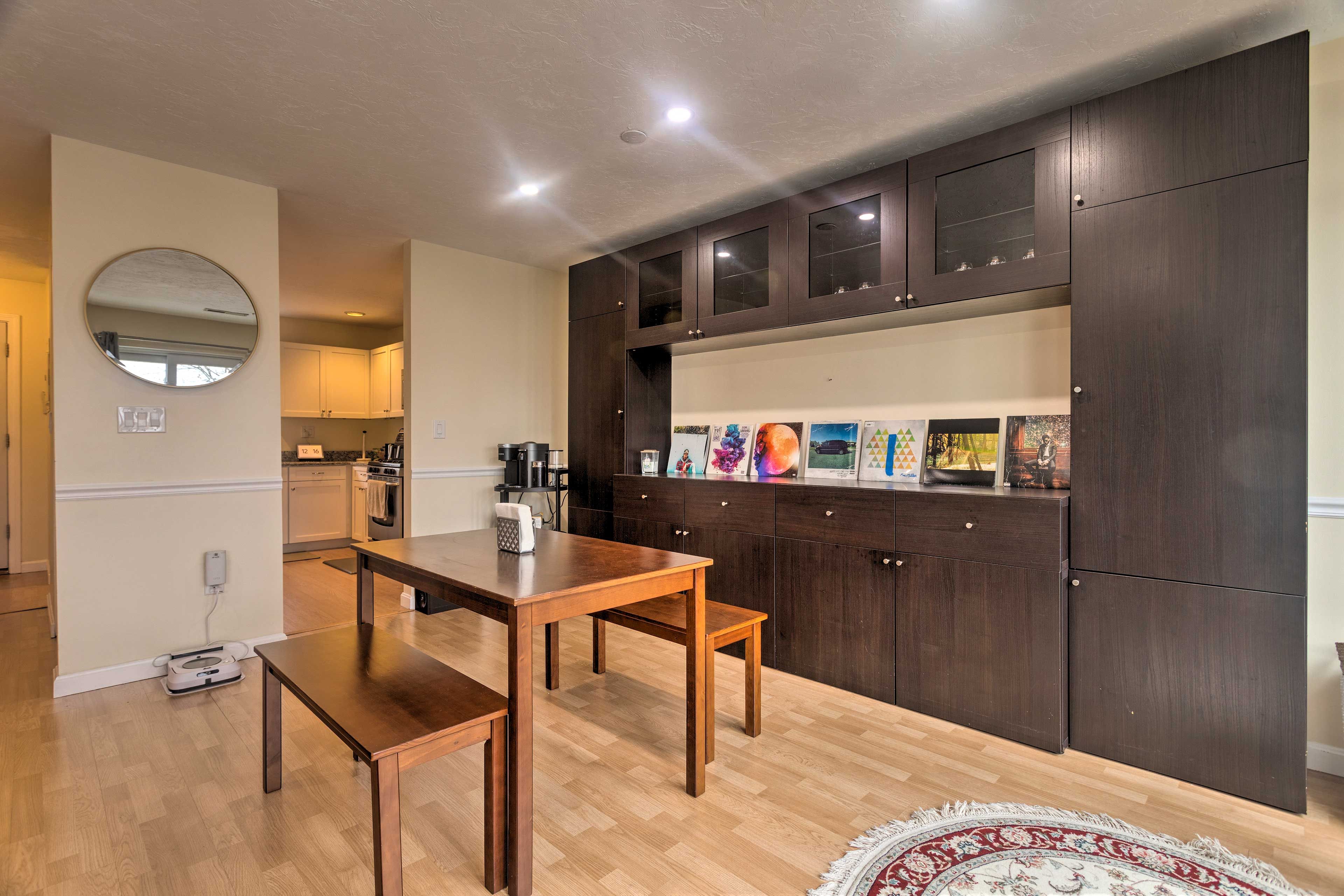 Living Room | Books | Board Games | Keurig Coffee Maker