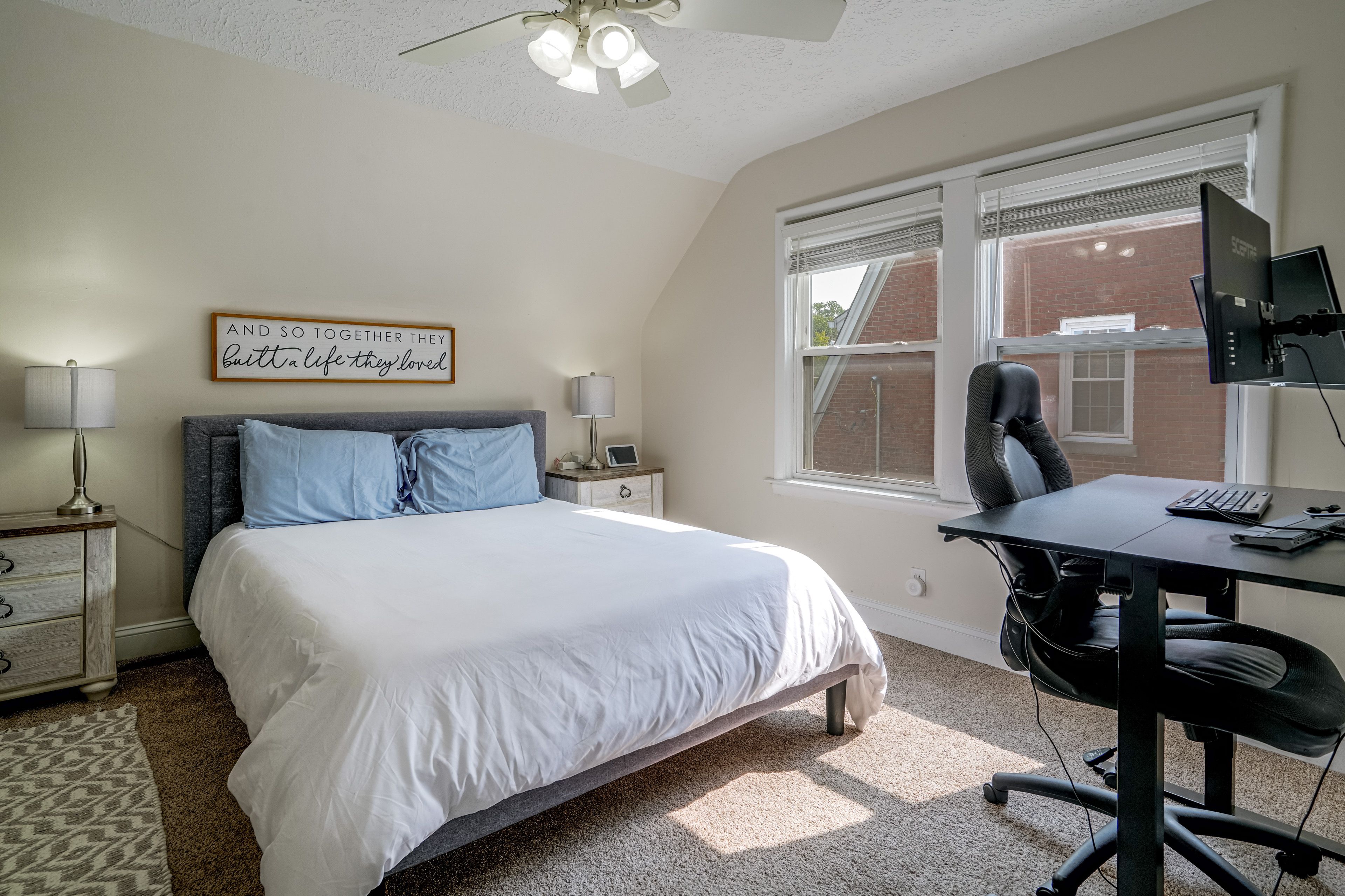 Bedroom 1 | Queen Bed | 2nd Floor | Desk Space