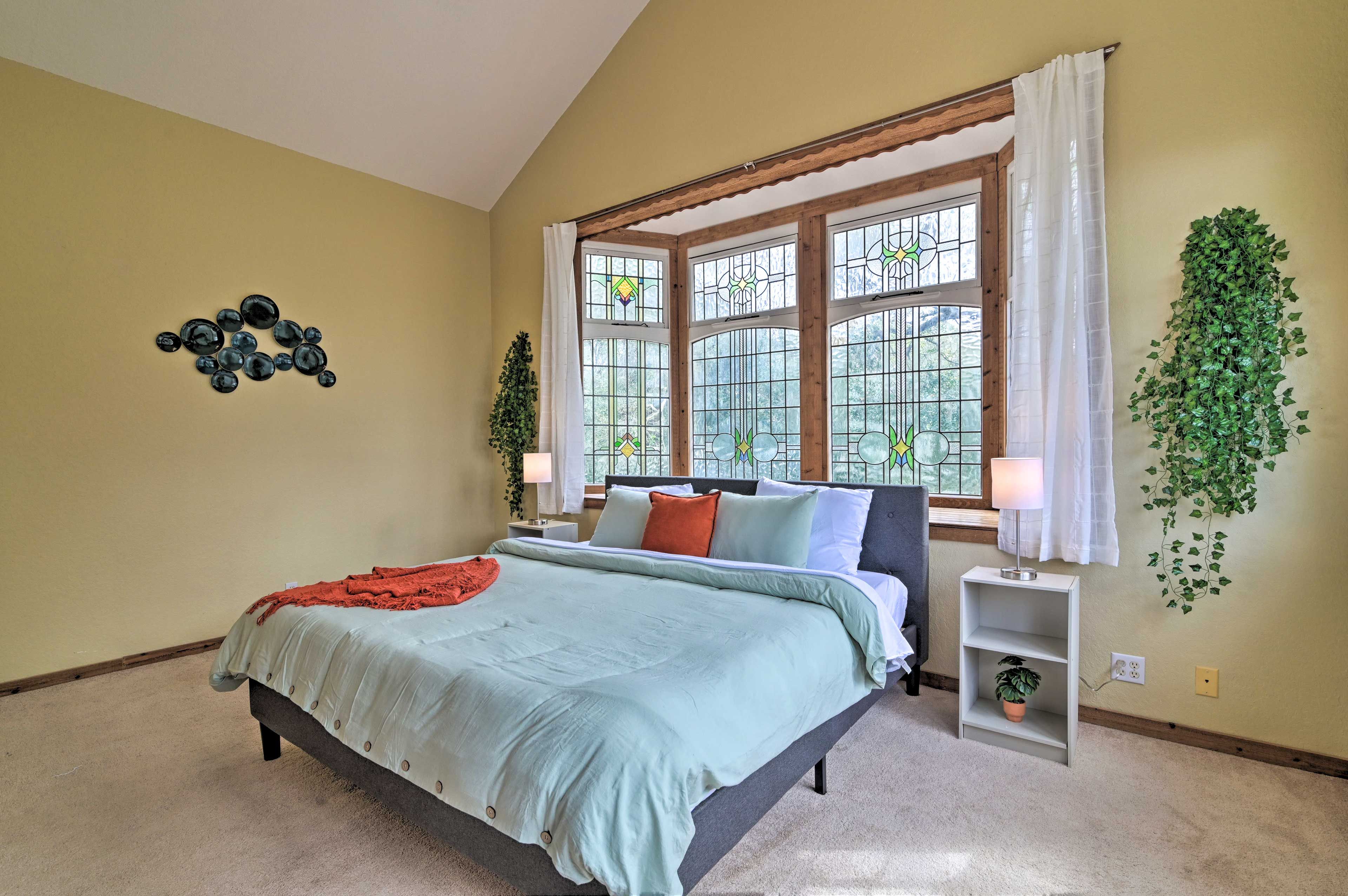 Bedroom 1 | Stained Glass Windows