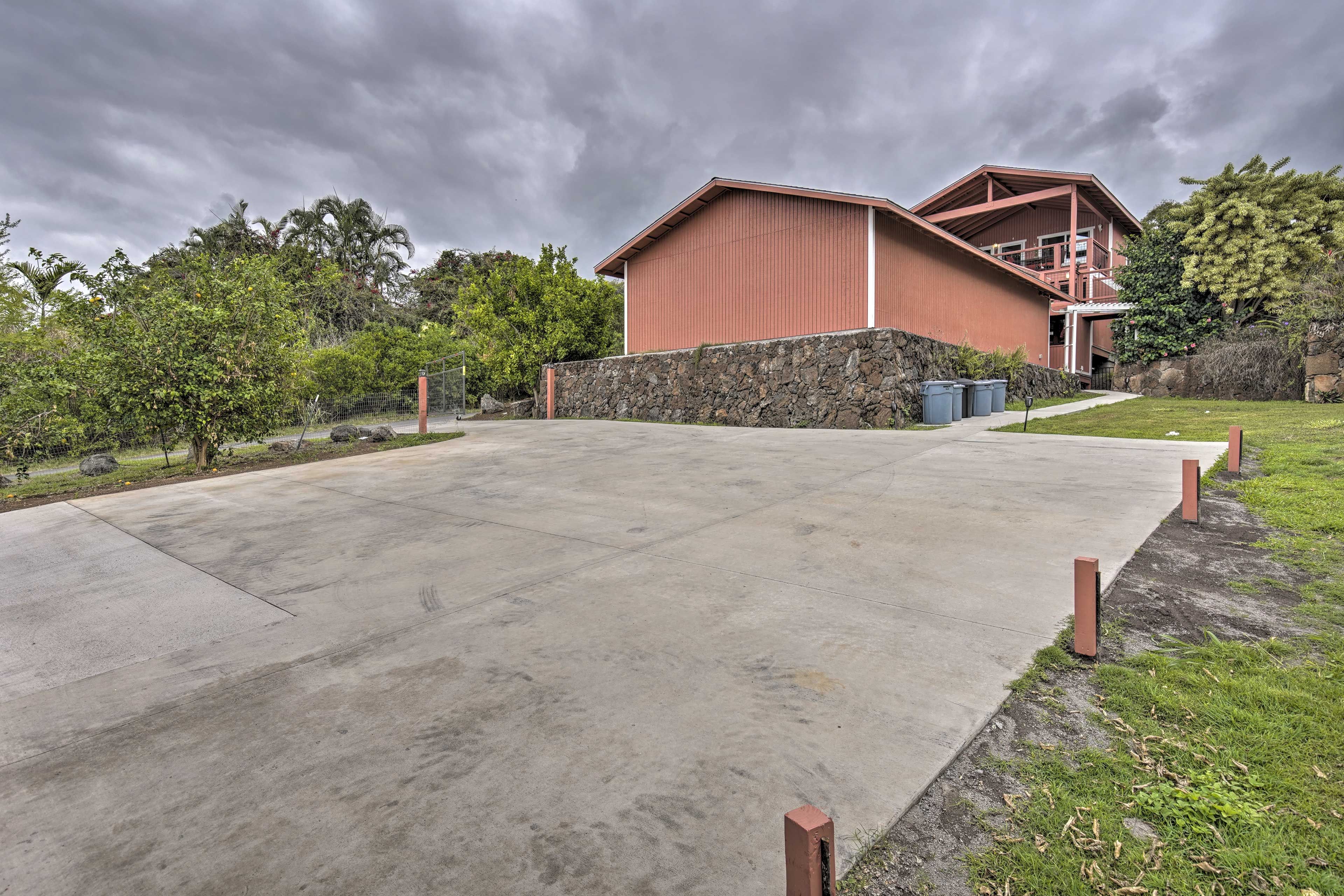 Building Exterior | Designated Parking Spot (1 Vehicle)