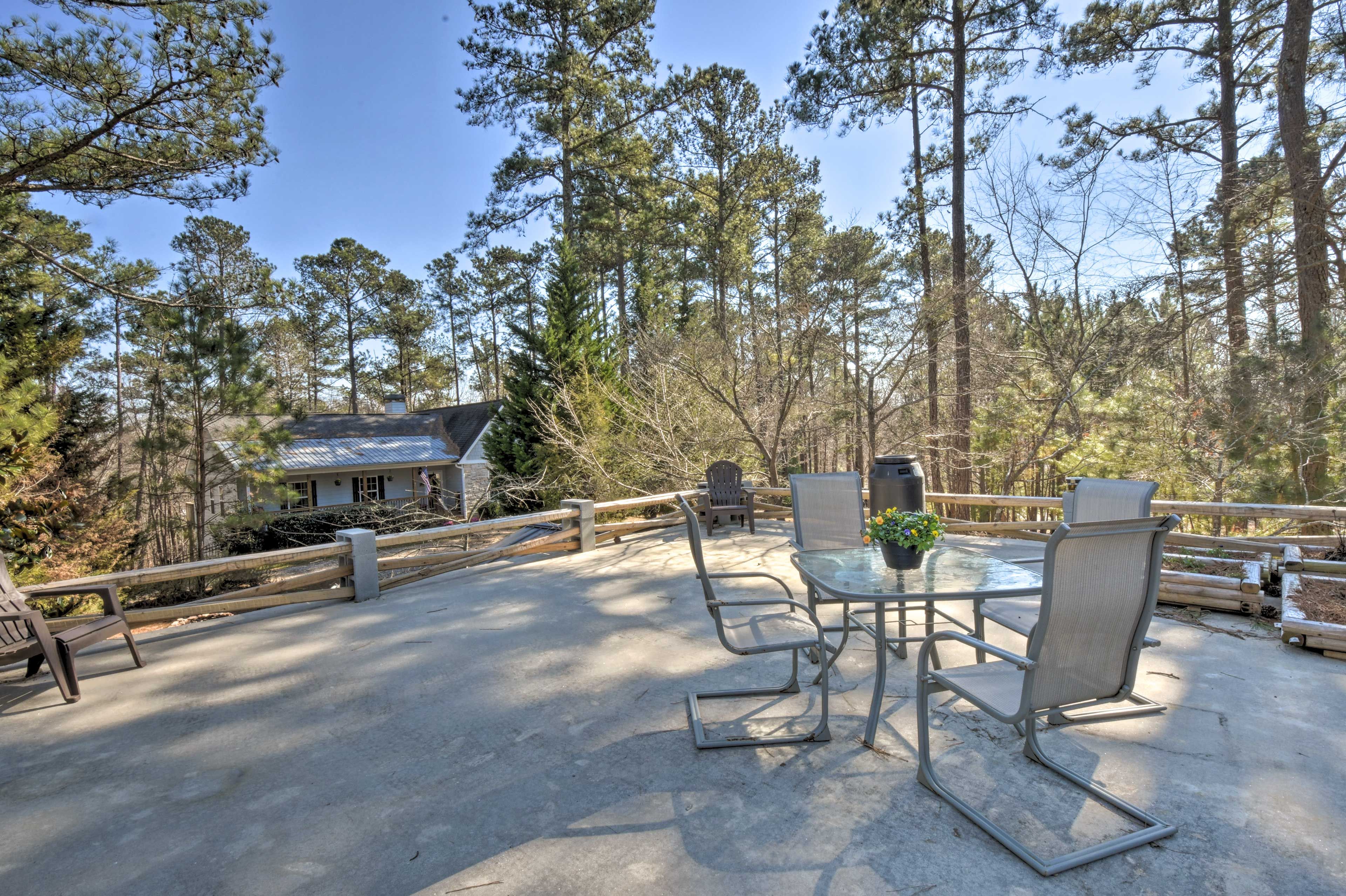 Deck | Above Detached Garage (Garage Not Accessible to Guests)