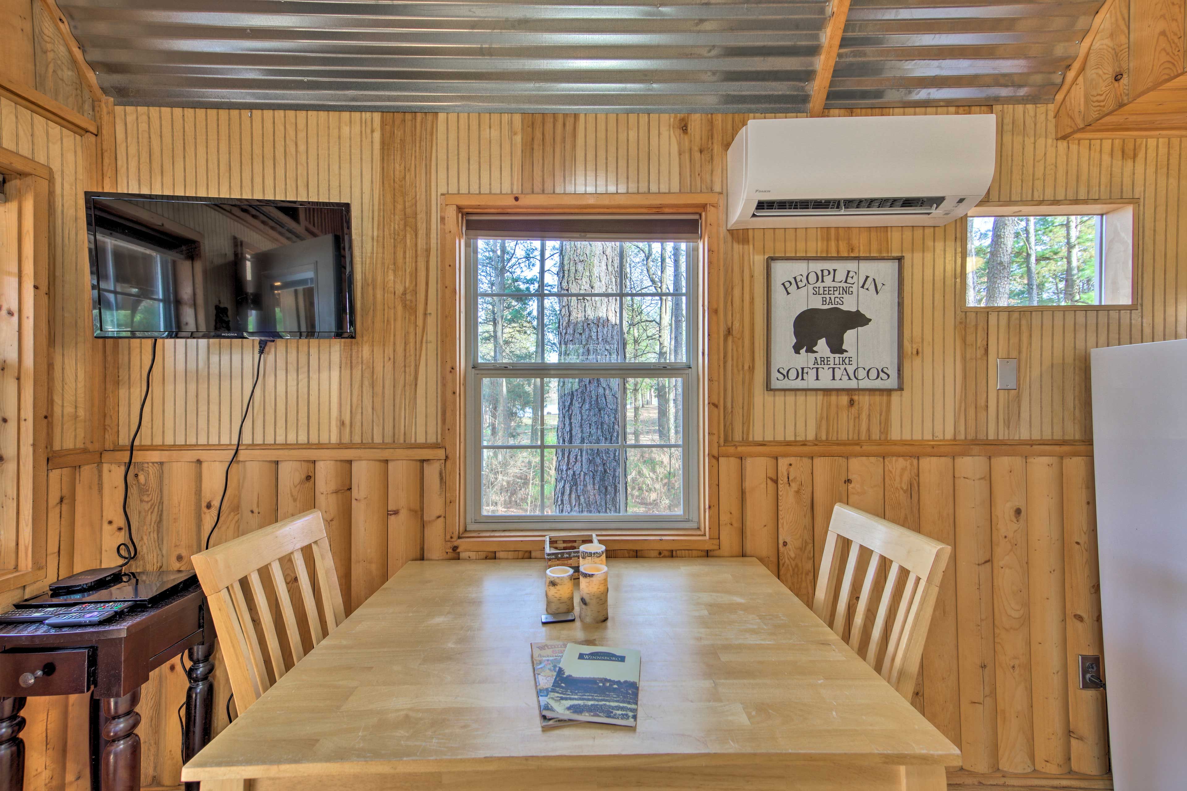 Studio | Dining Area | Dishware & Flatware Provided