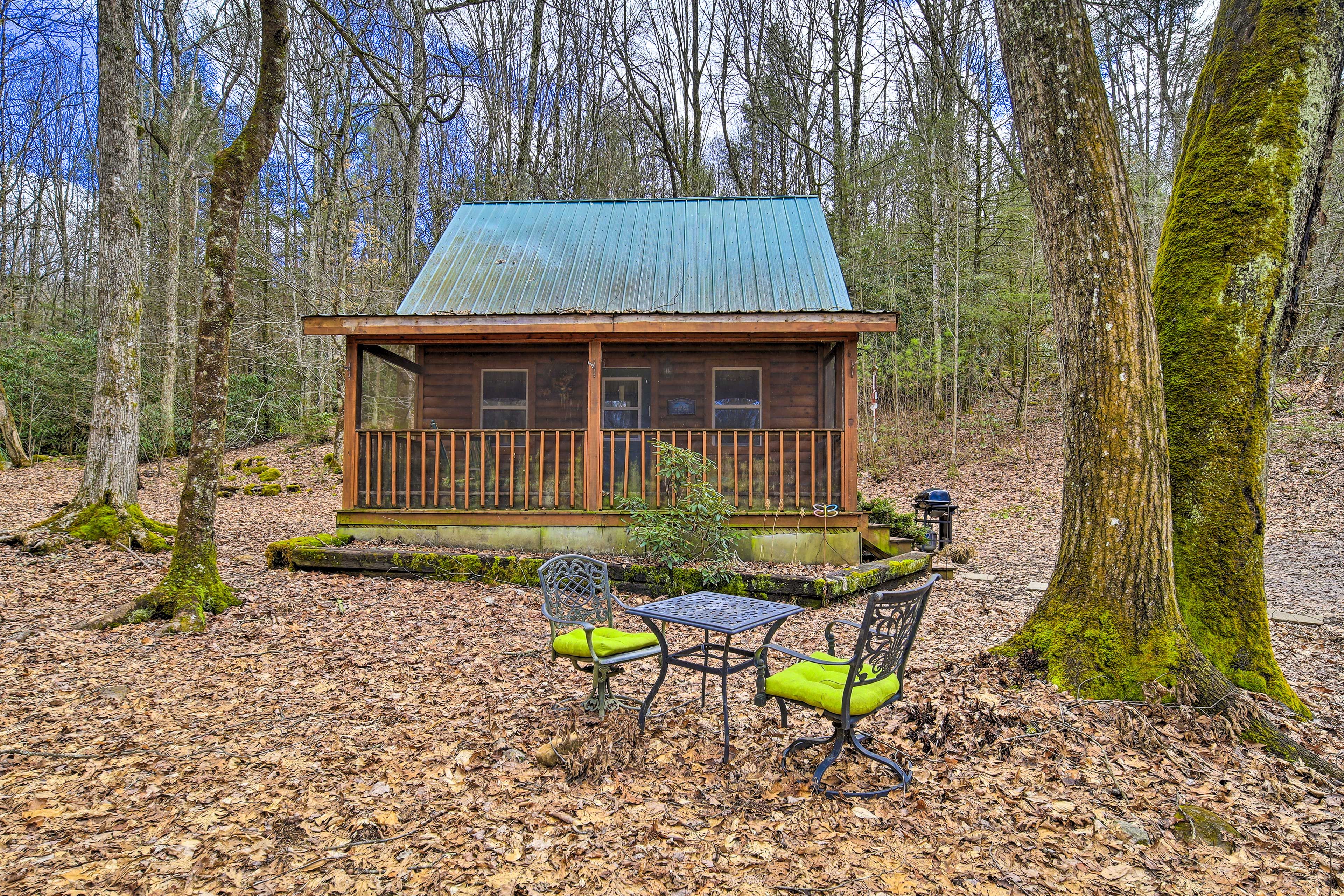 Mountain City Vacation Rental | Studio | 1BA | 750 Sq Ft | Stairs Required