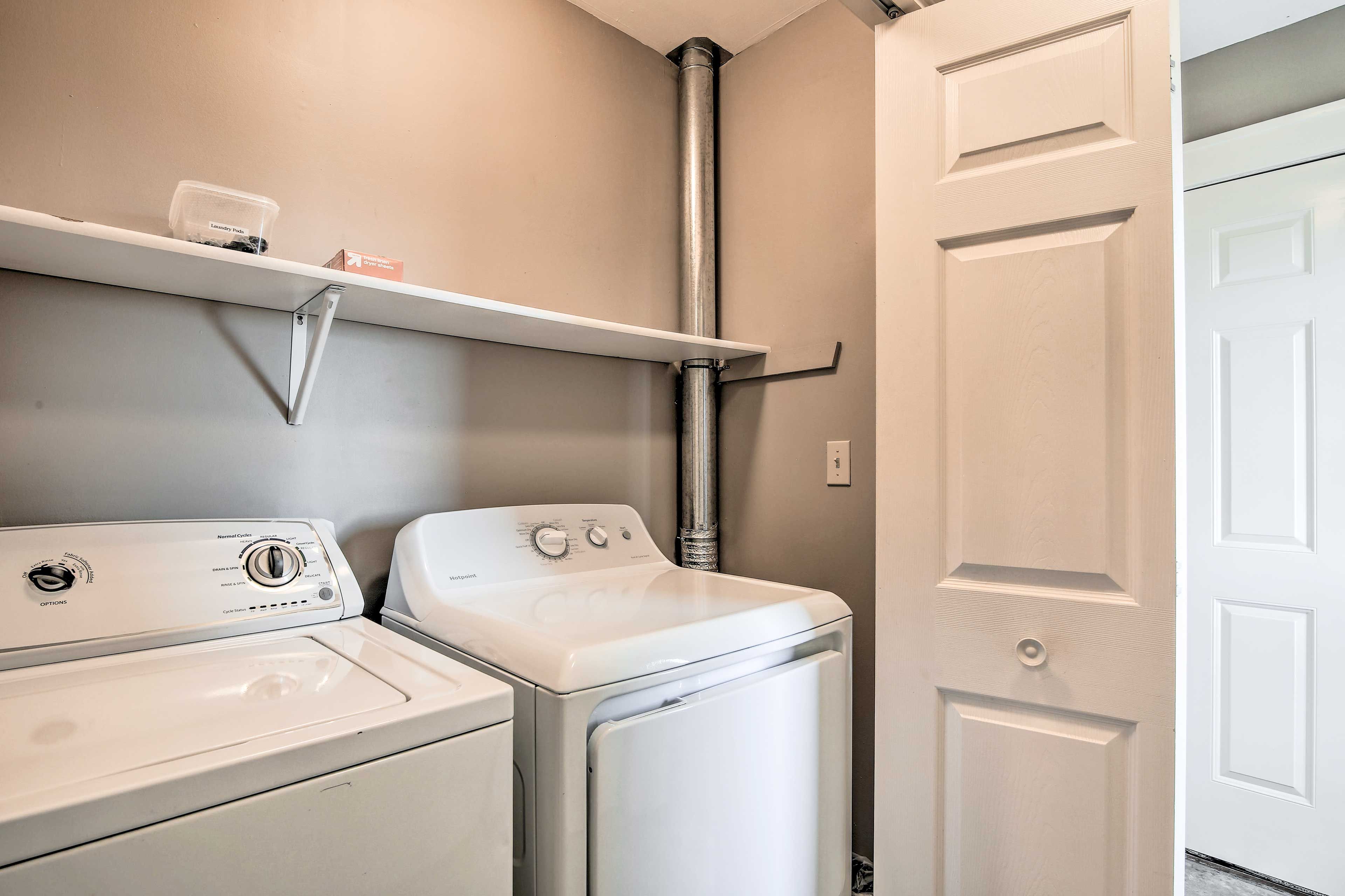 Laundry | Detergent Provided