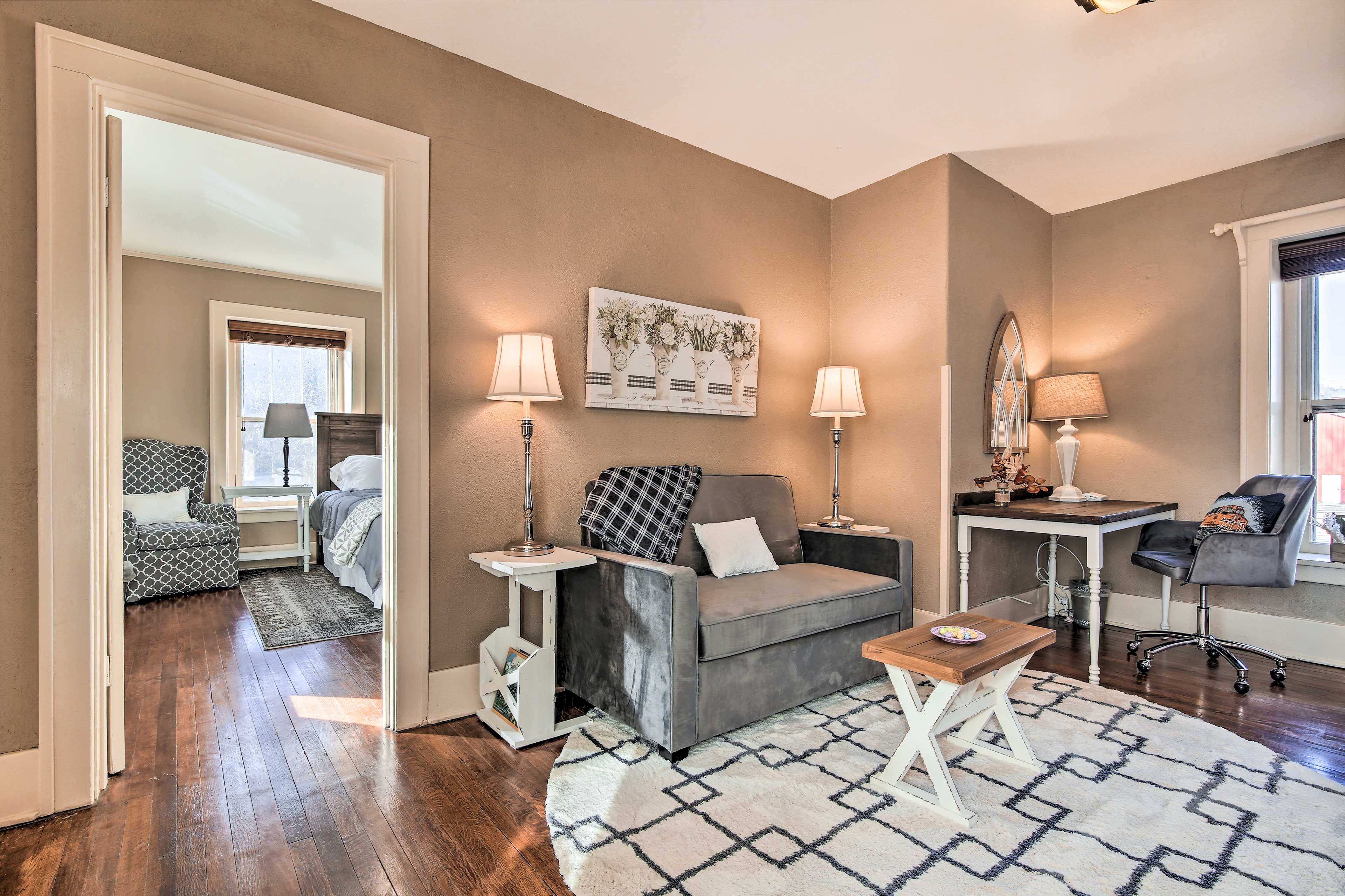Stairway Room | Twin Sleeper Sofa | Office Area | 2nd Floor