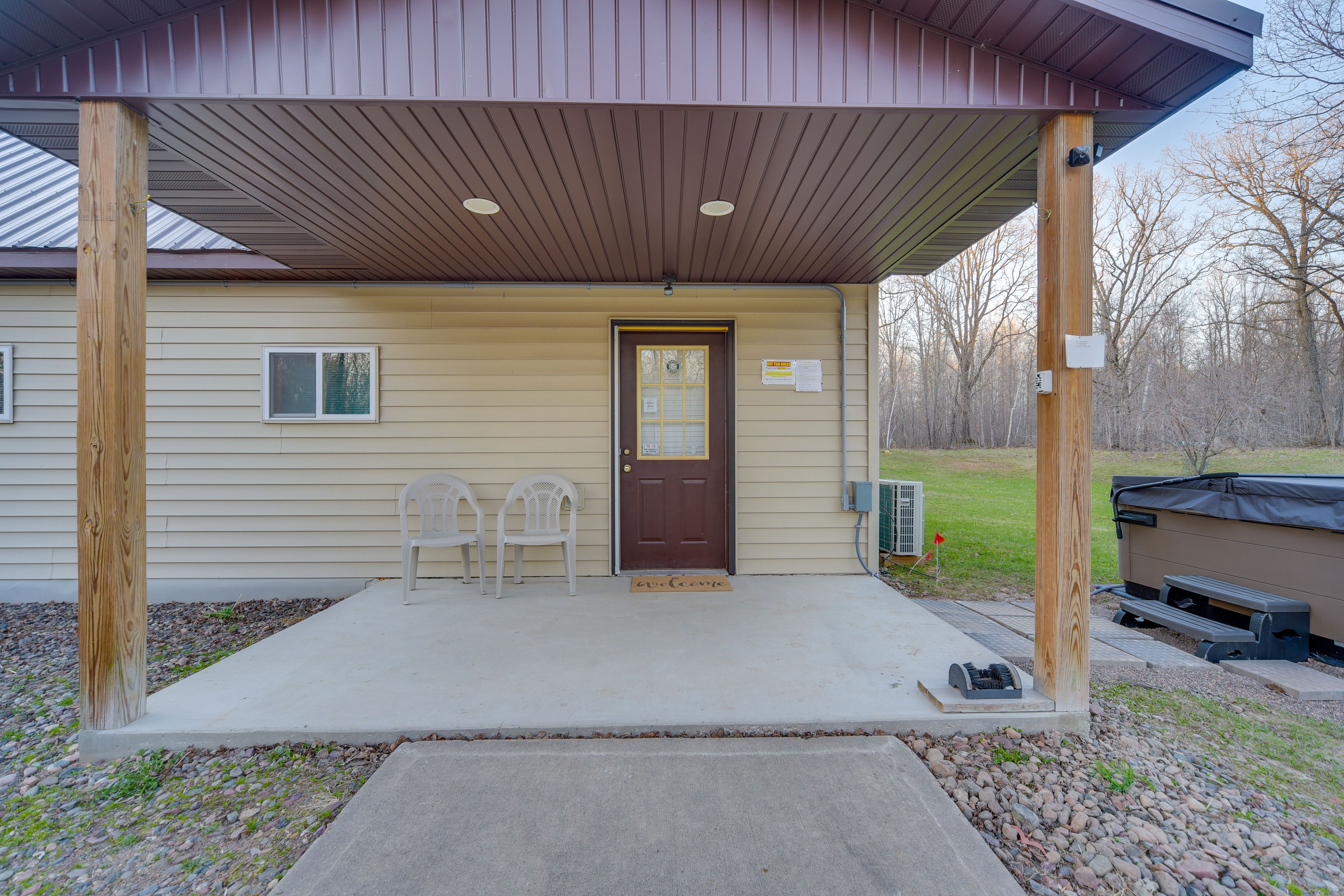 Cabin Exterior | Wooded Views