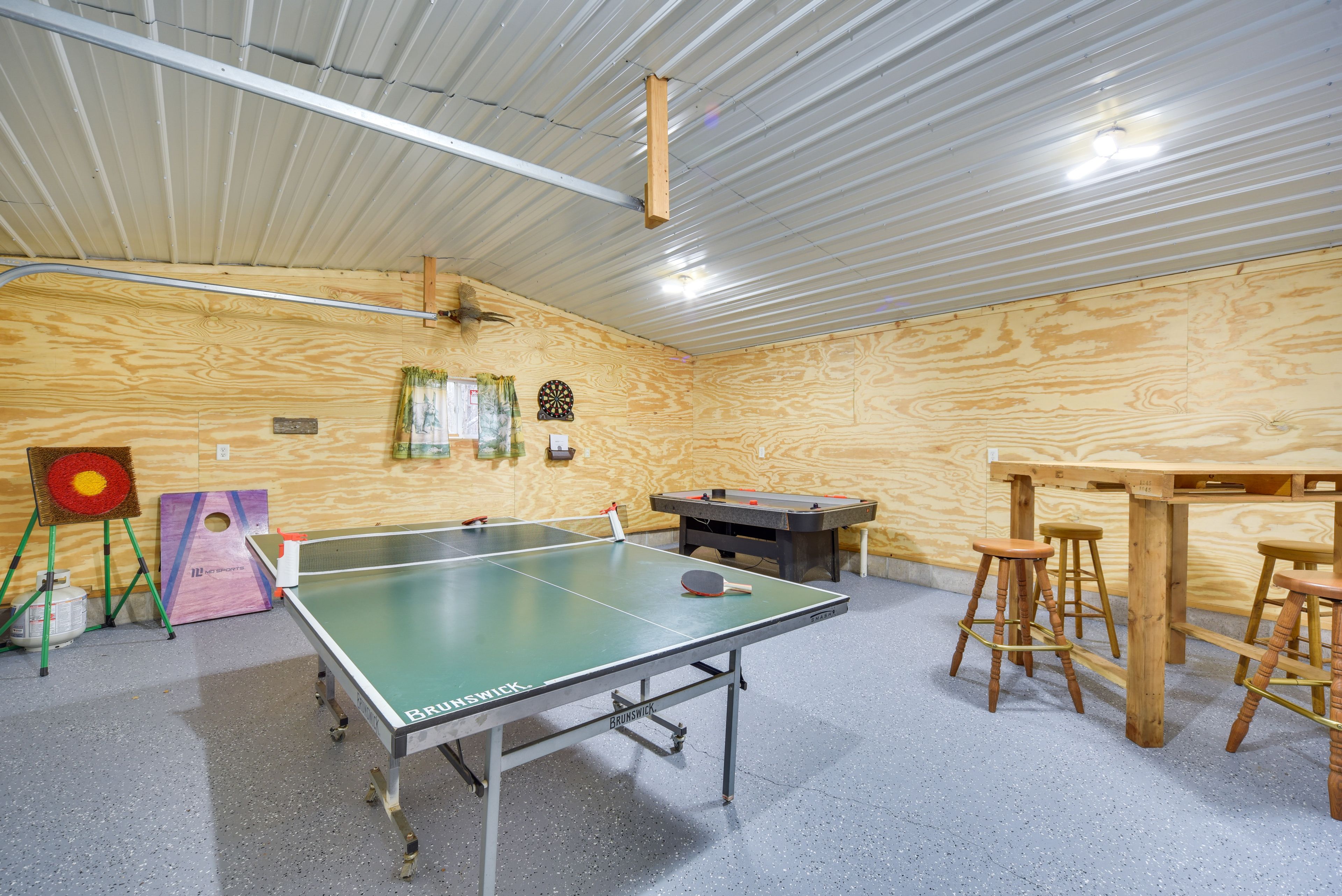 Garage | Gas Grill | Ping Pong Table | Air Hockey Table