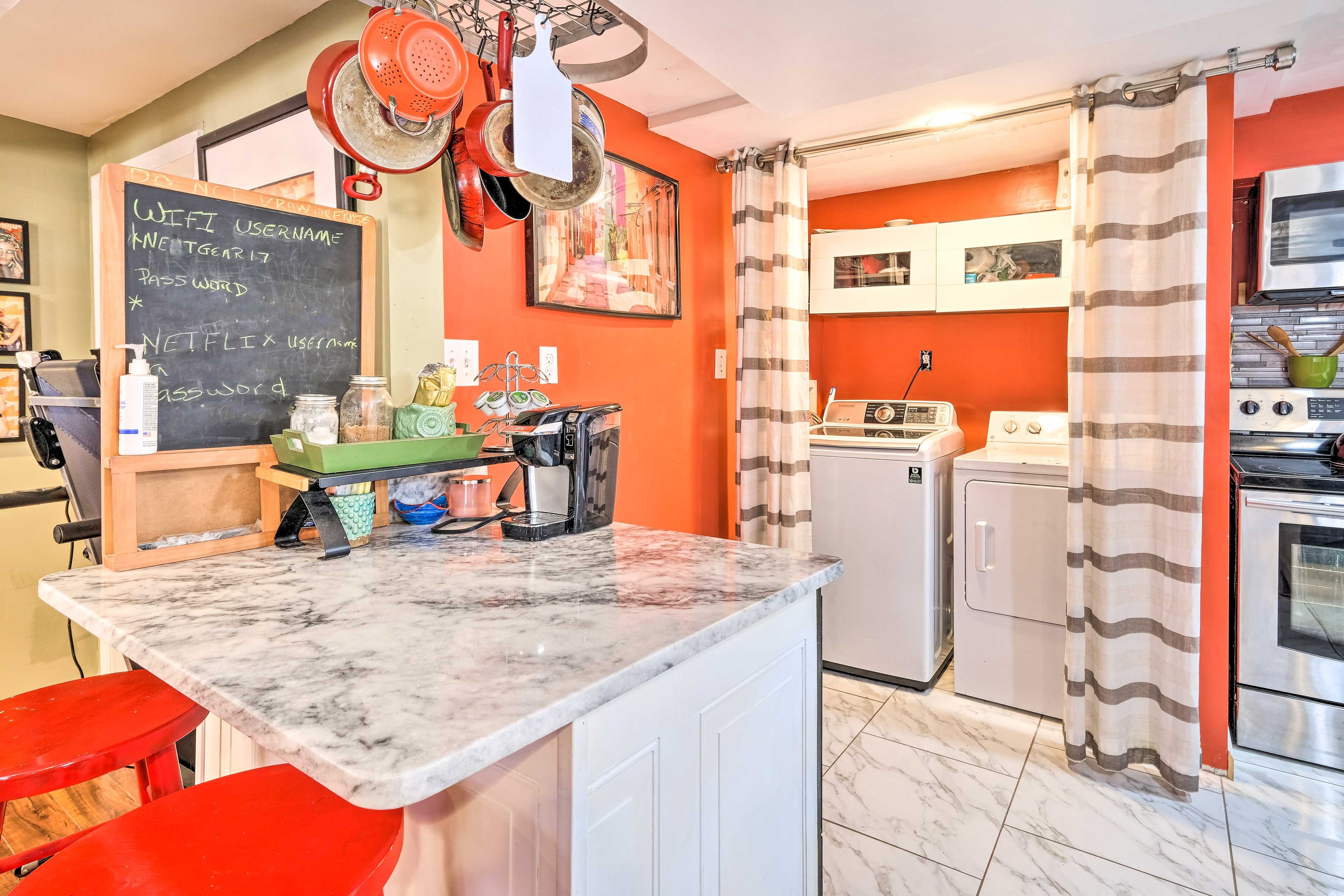 Kitchen & Laundry Nook