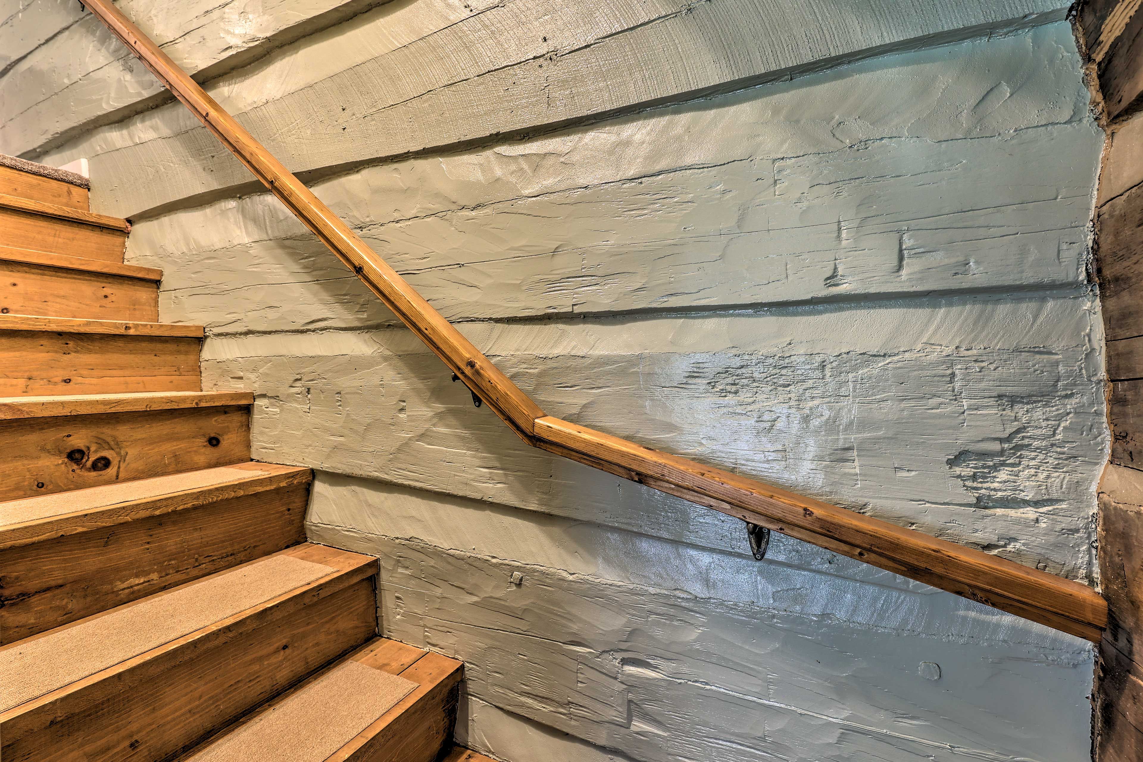 Hallway | Stairs Required to Access All Bedrooms