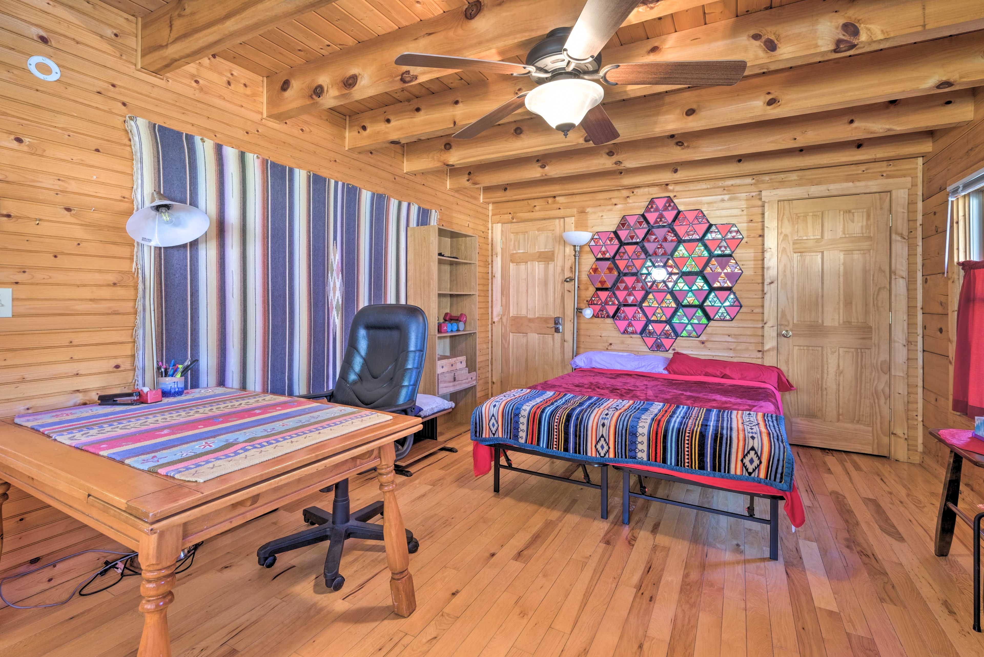 Bedroom 2 (Office) | Queen Bed | Desk Space