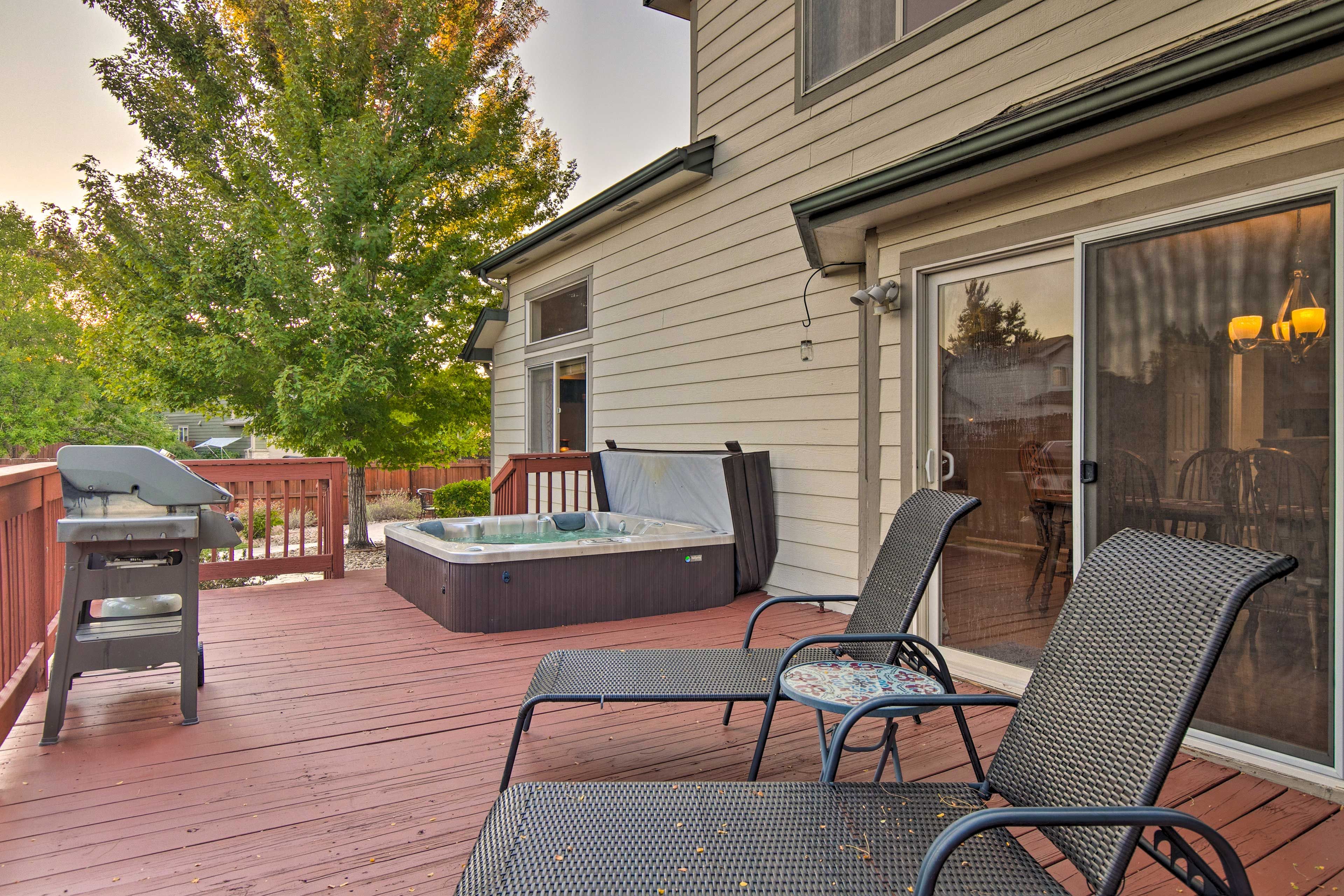 Furnished Deck w/ Views | Hot Tub | Gas Grill