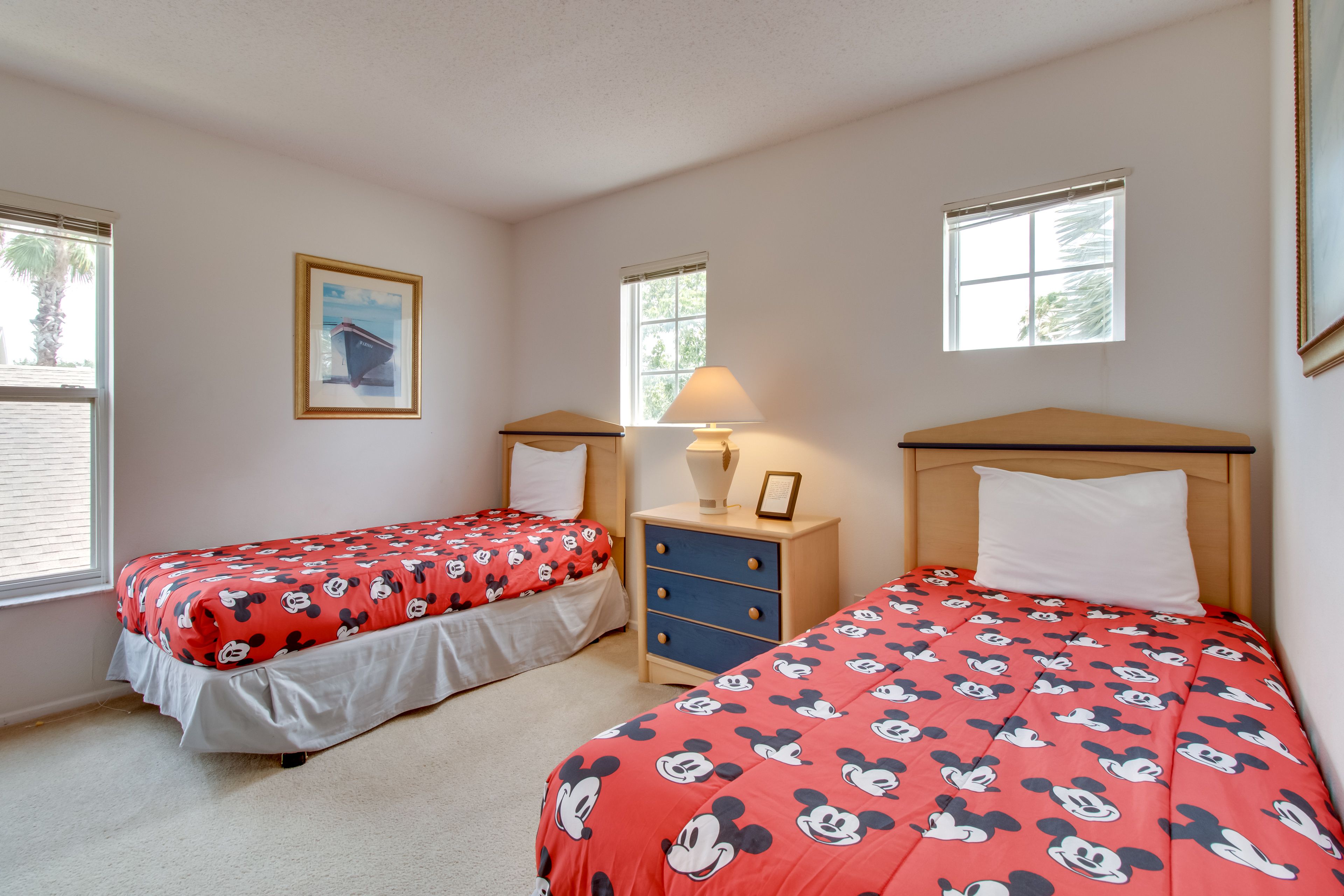 Bedroom 2 | 2 Twin Beds | 2nd Floor (Requires Stairs)