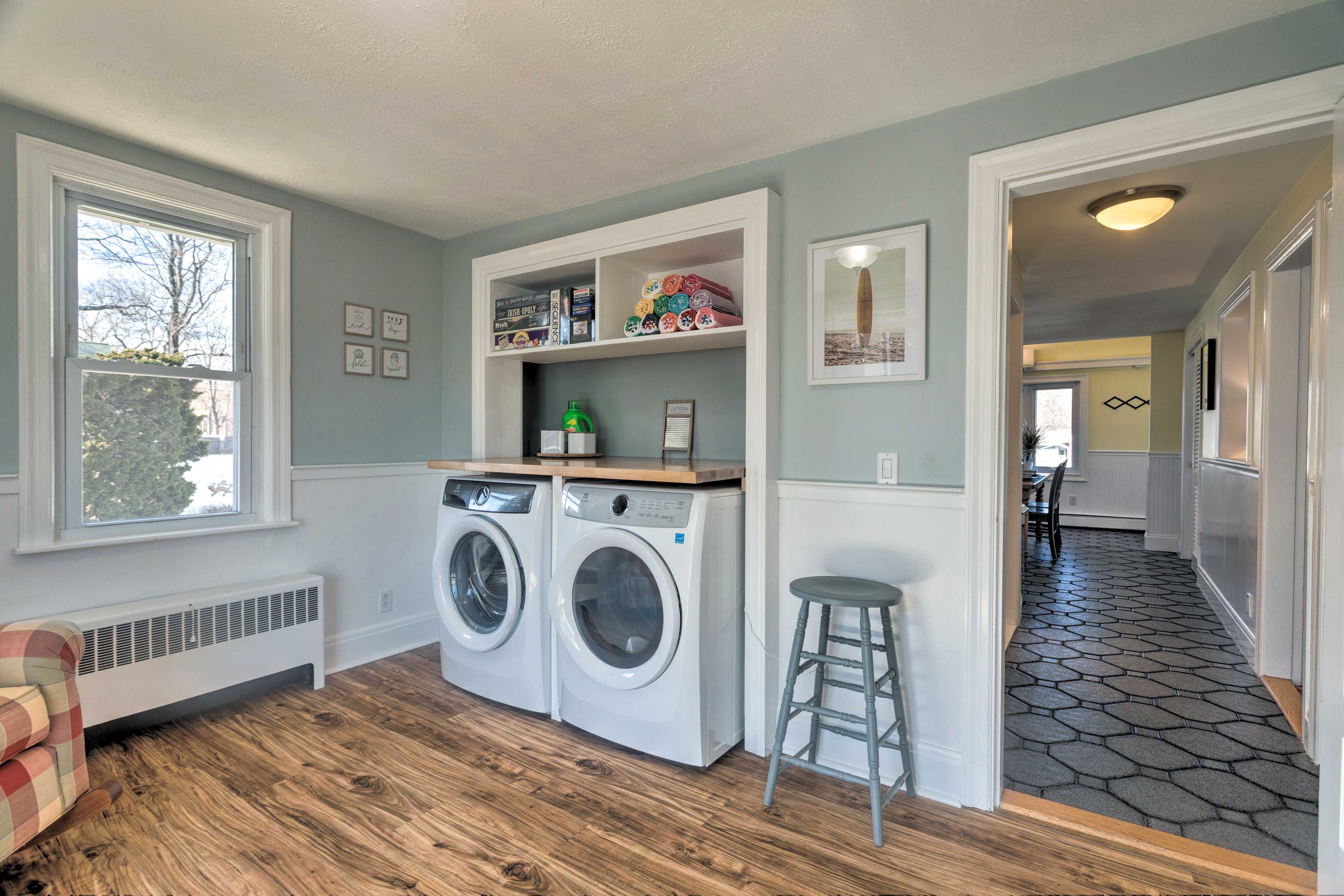 Laundry/Mudroom | 1st Floor | Iron/Board | Beach Towels | Board Games