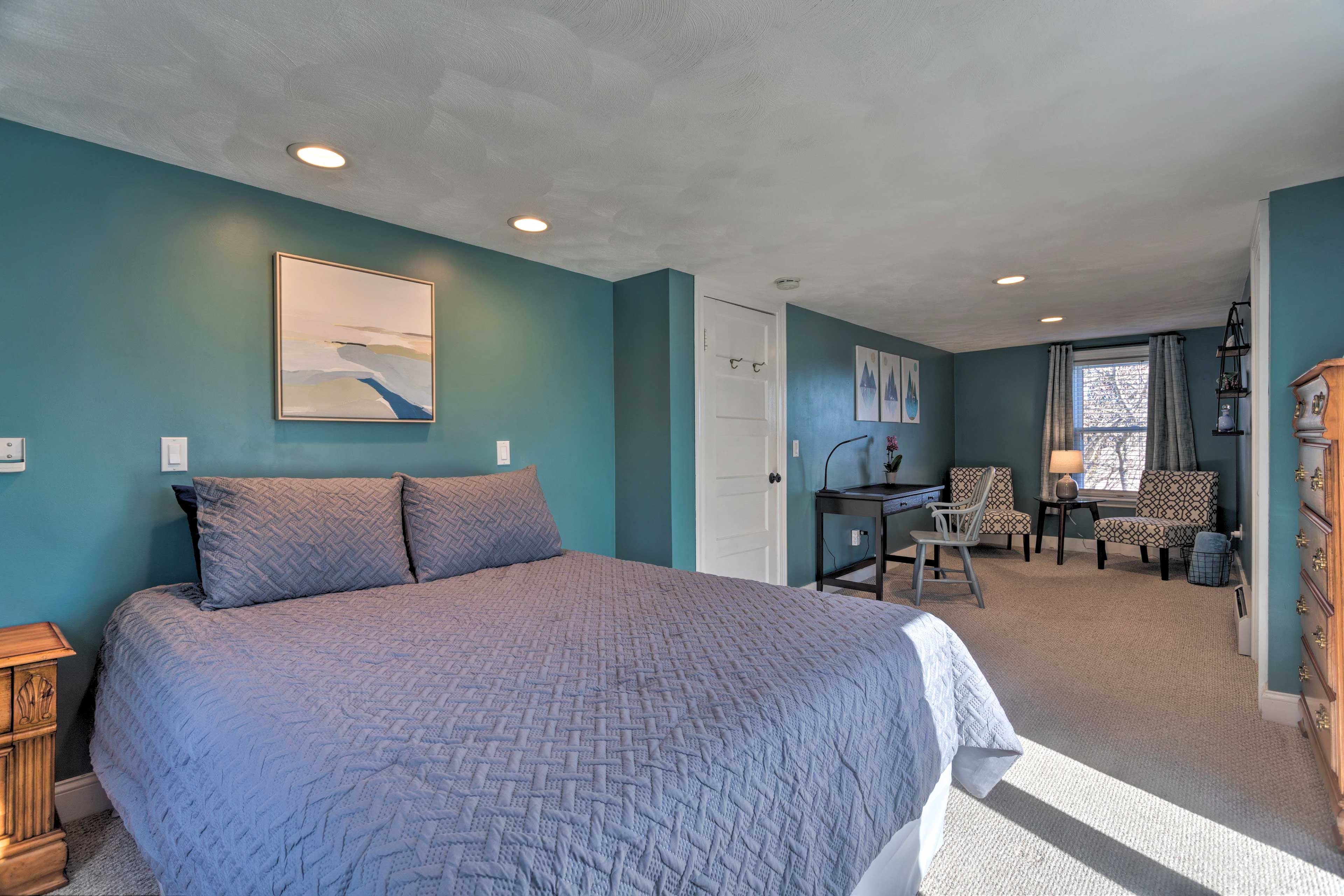 Bedroom 1 | California King Bed | 2nd Floor | Pack 'n Play Available