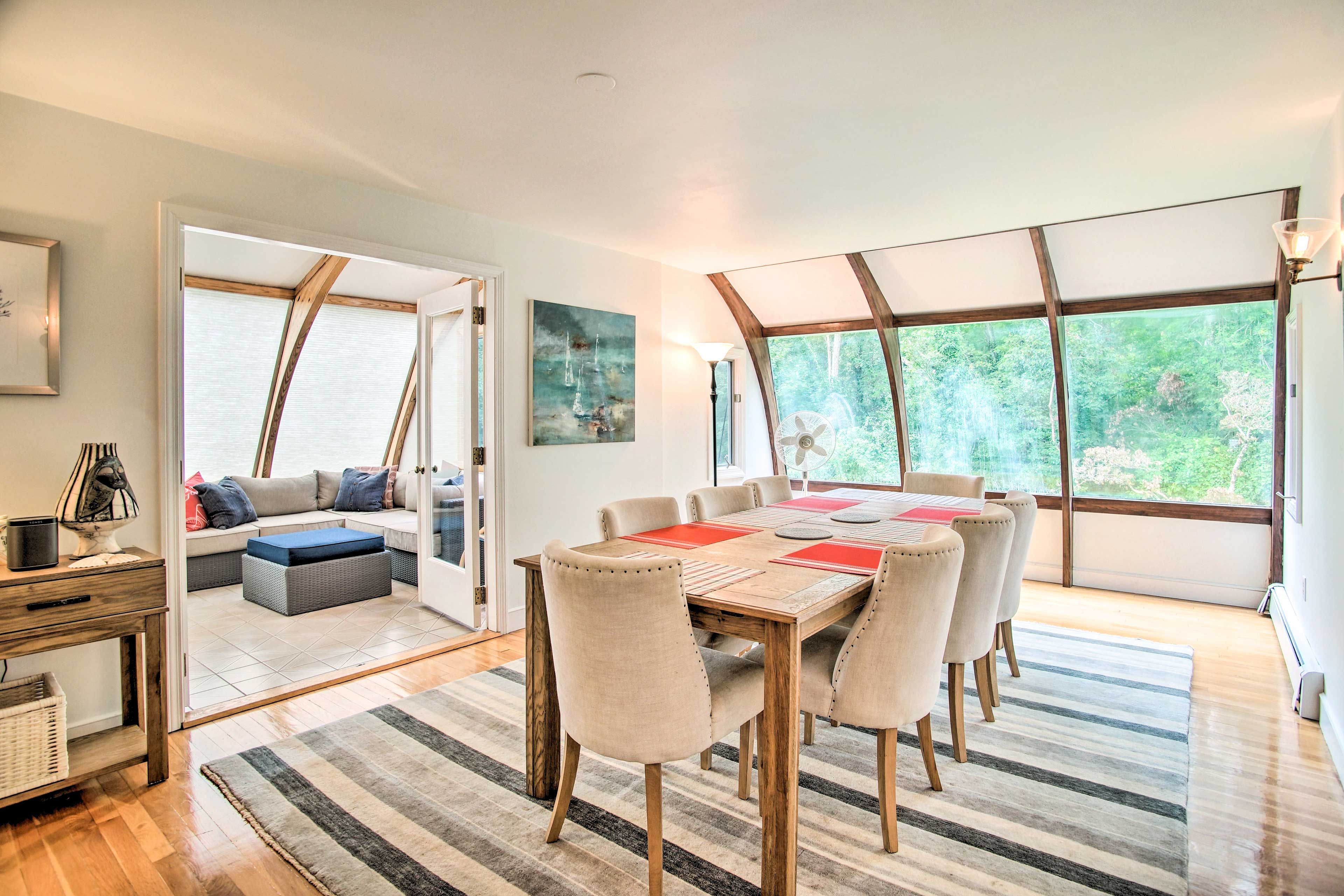 Dining Room | Dishware Provided | 1st Floor