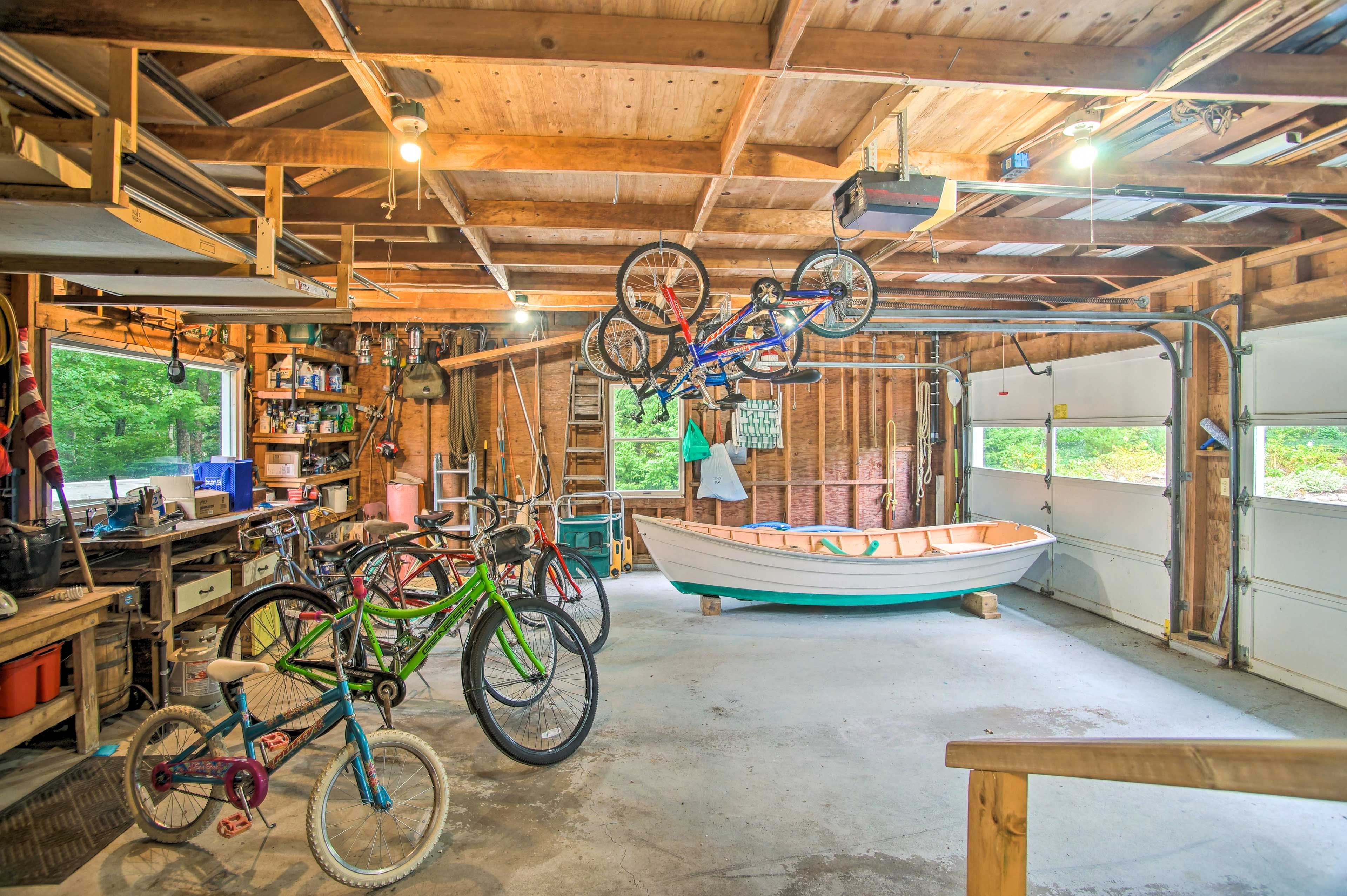 Garage | Bicycles | Kayaks | Outdoor Basketball Hoop